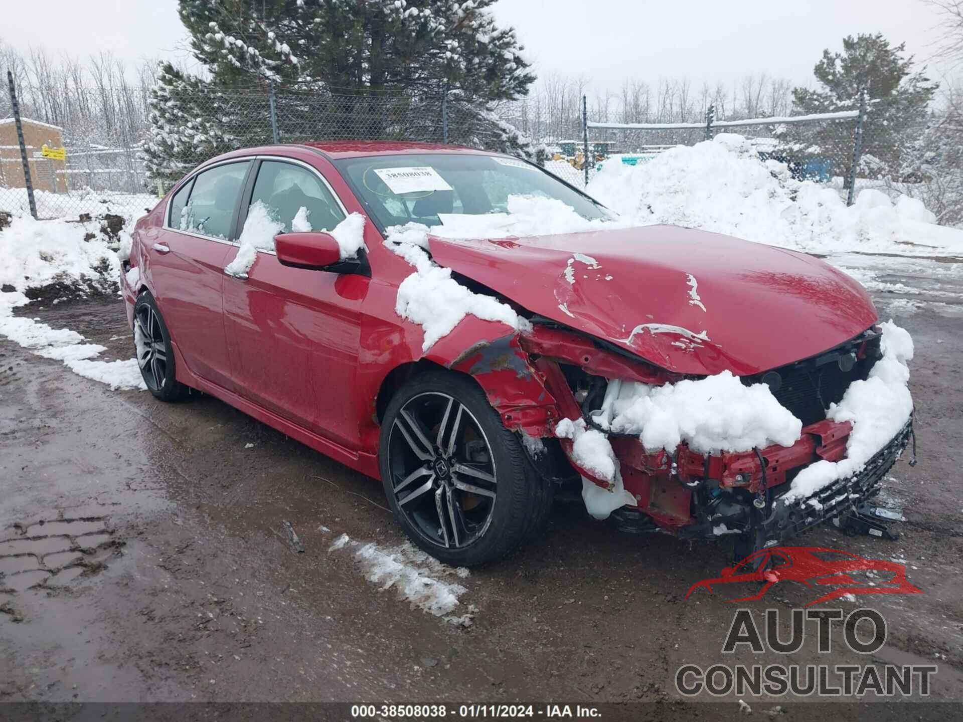 HONDA ACCORD 2017 - 1HGCR2F5XHA165563