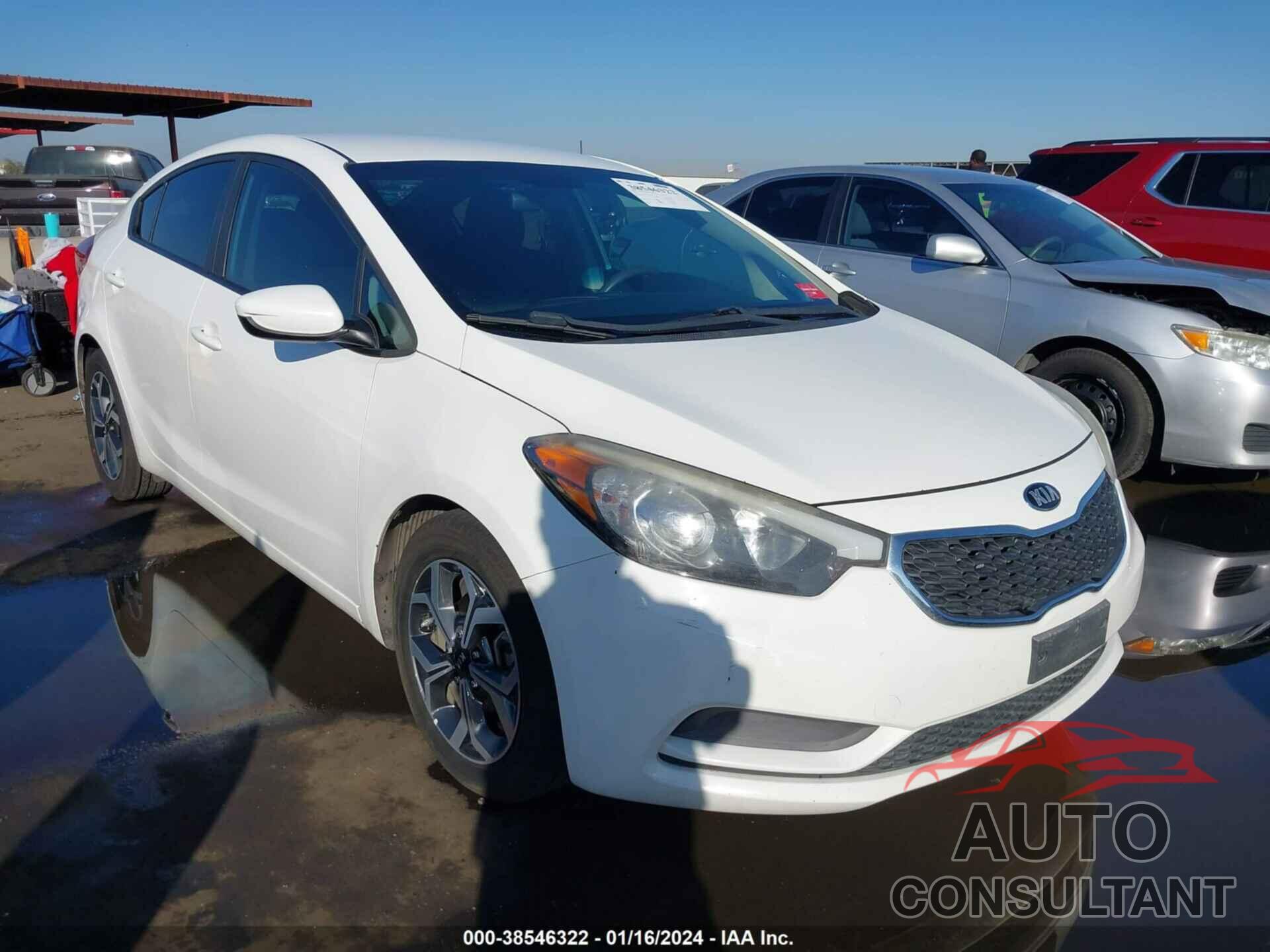 KIA FORTE 2016 - KNAFK4A63G5616445