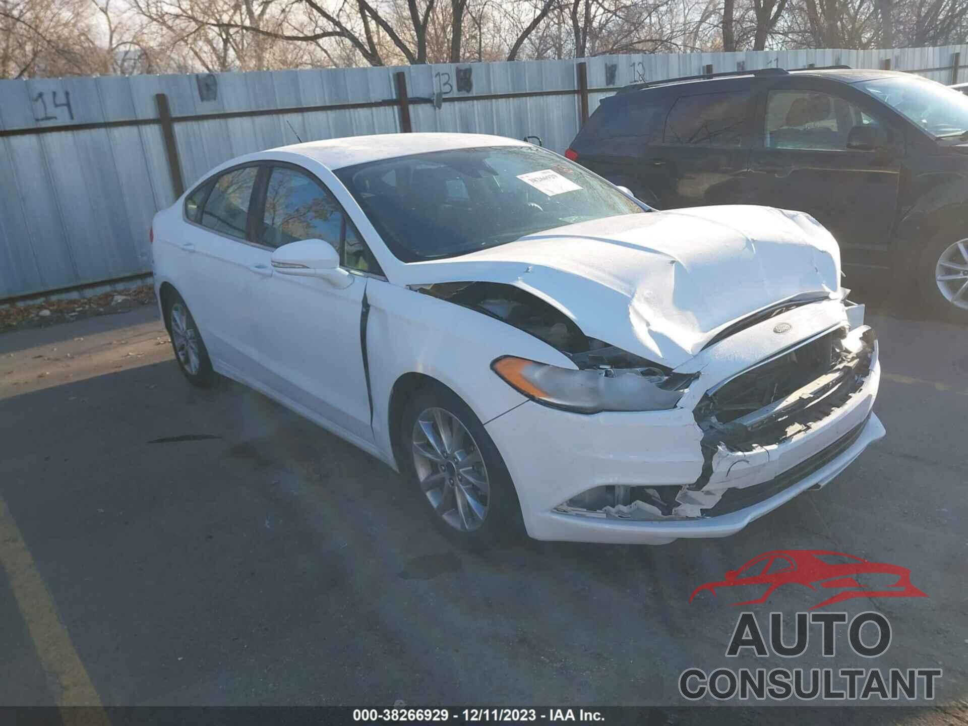 FORD FUSION 2017 - 3FA6P0H74HR370487