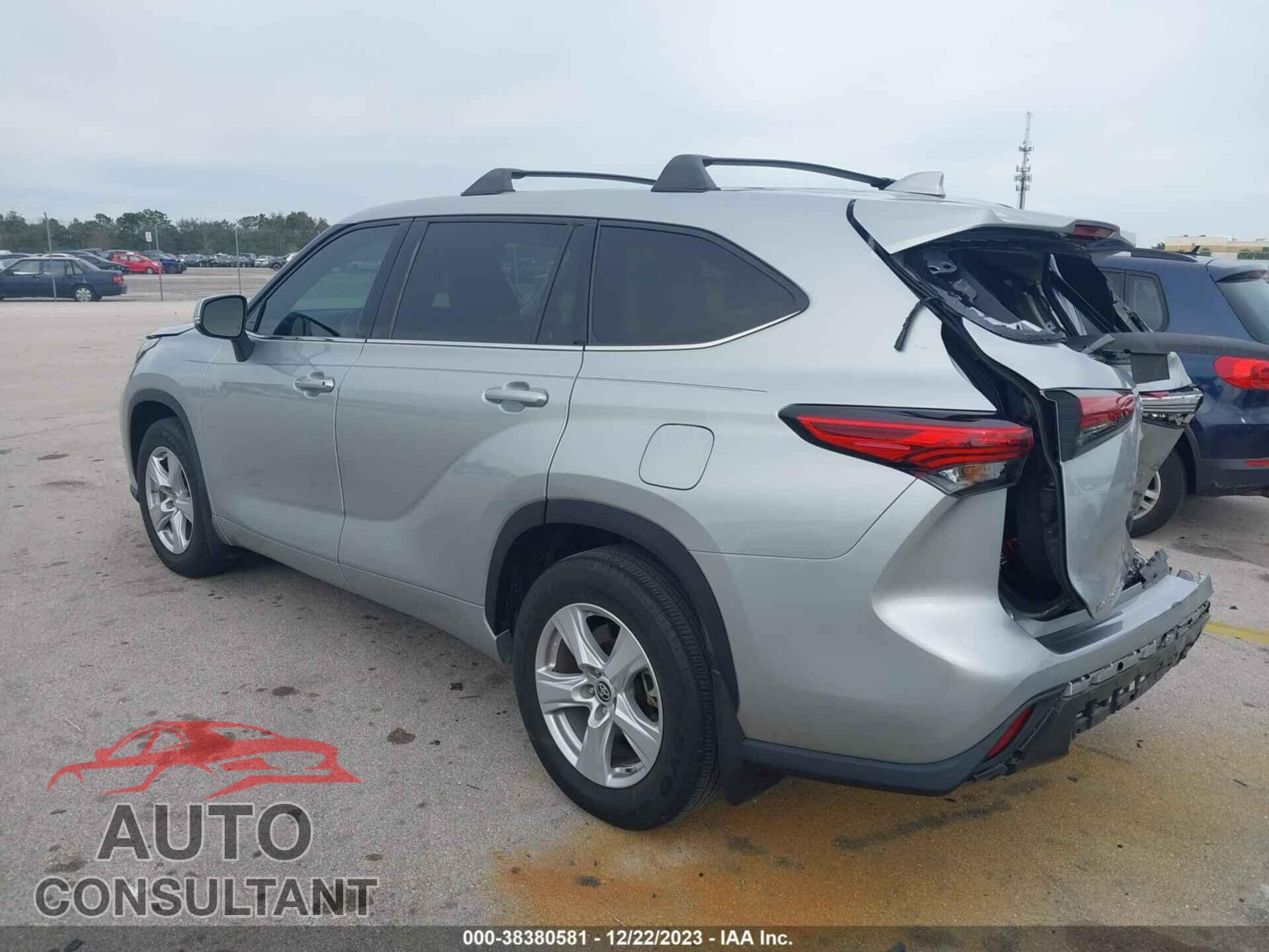 TOYOTA HIGHLANDER 2020 - 5TDZZRAHXLS512503