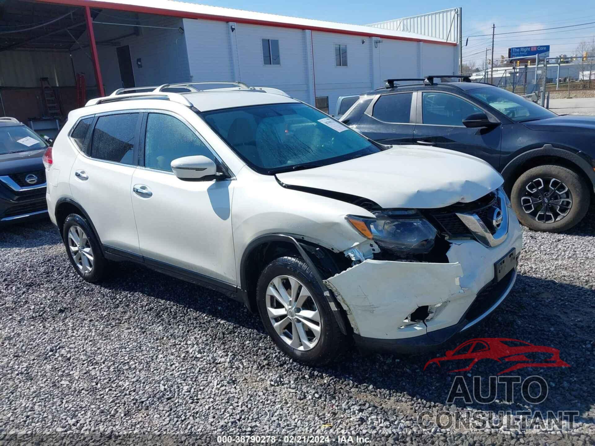 NISSAN ROGUE 2016 - KNMAT2MV1GP693904