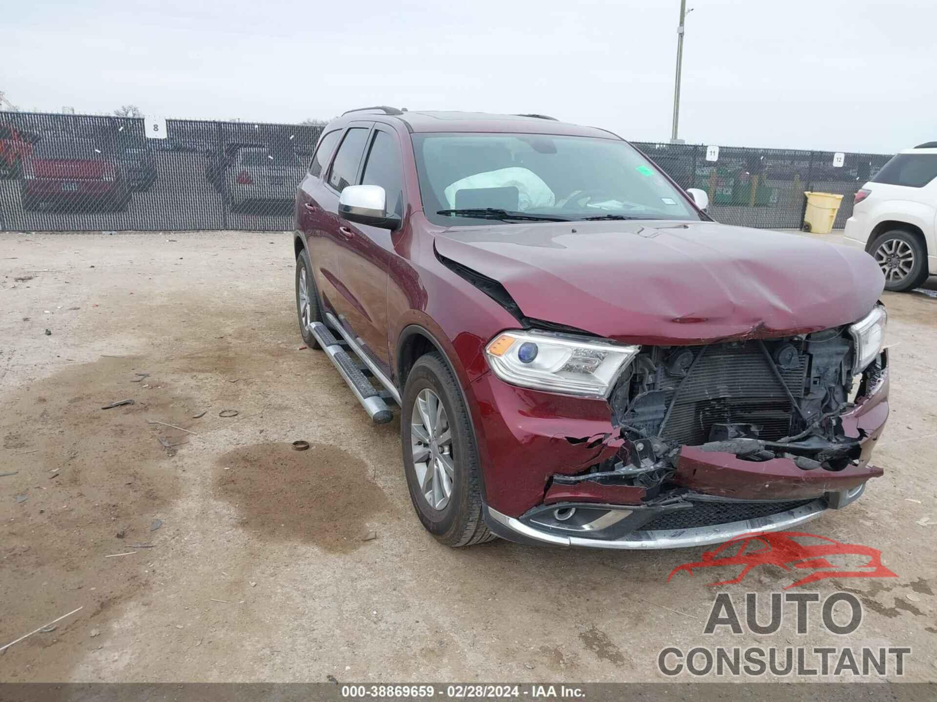 DODGE DURANGO 2018 - 1C4RDHAG9JC247961