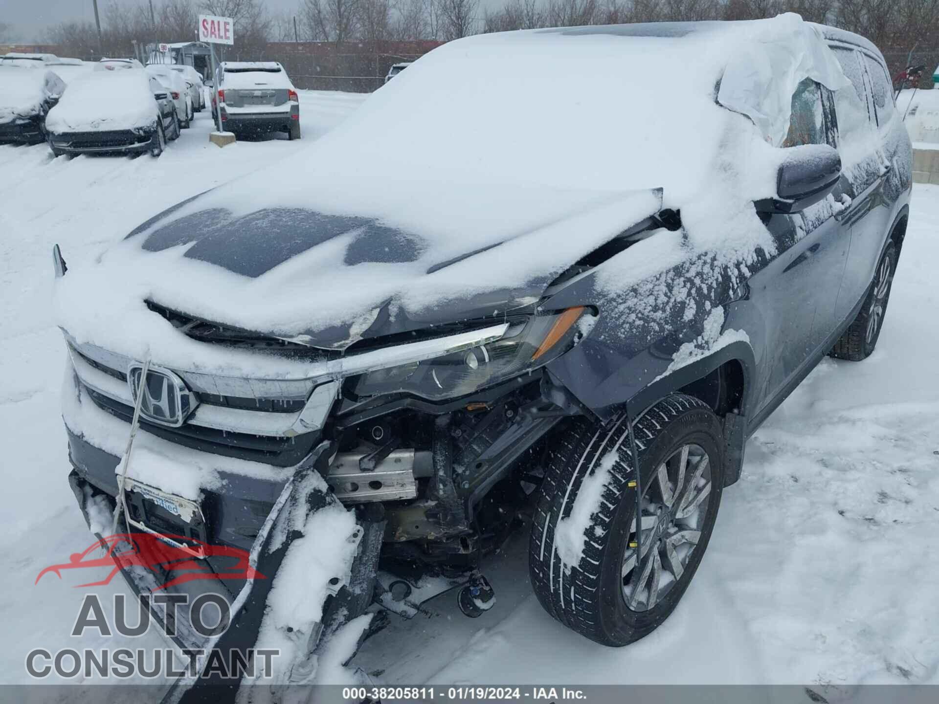 HONDA PILOT 2019 - 5FNYF6H32KB098066