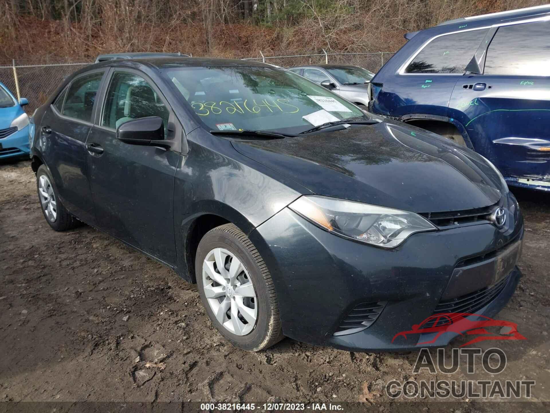 TOYOTA COROLLA 2016 - 5YFBURHE9GP465992