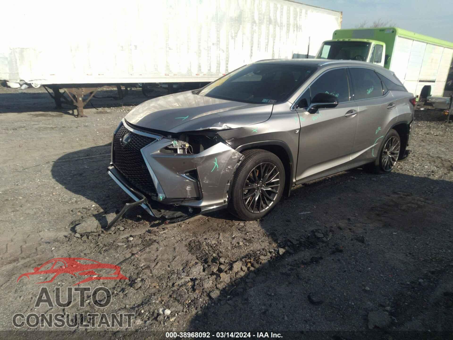 LEXUS RX 350 2017 - 2T2BZMCA4HC088087