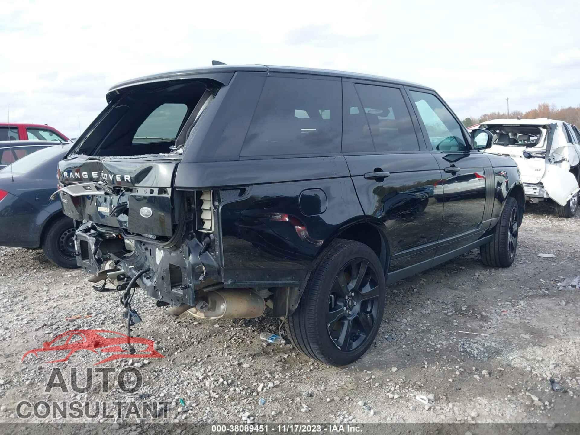 LAND ROVER RANGE ROVER 2018 - SALGS2SV6JA501038