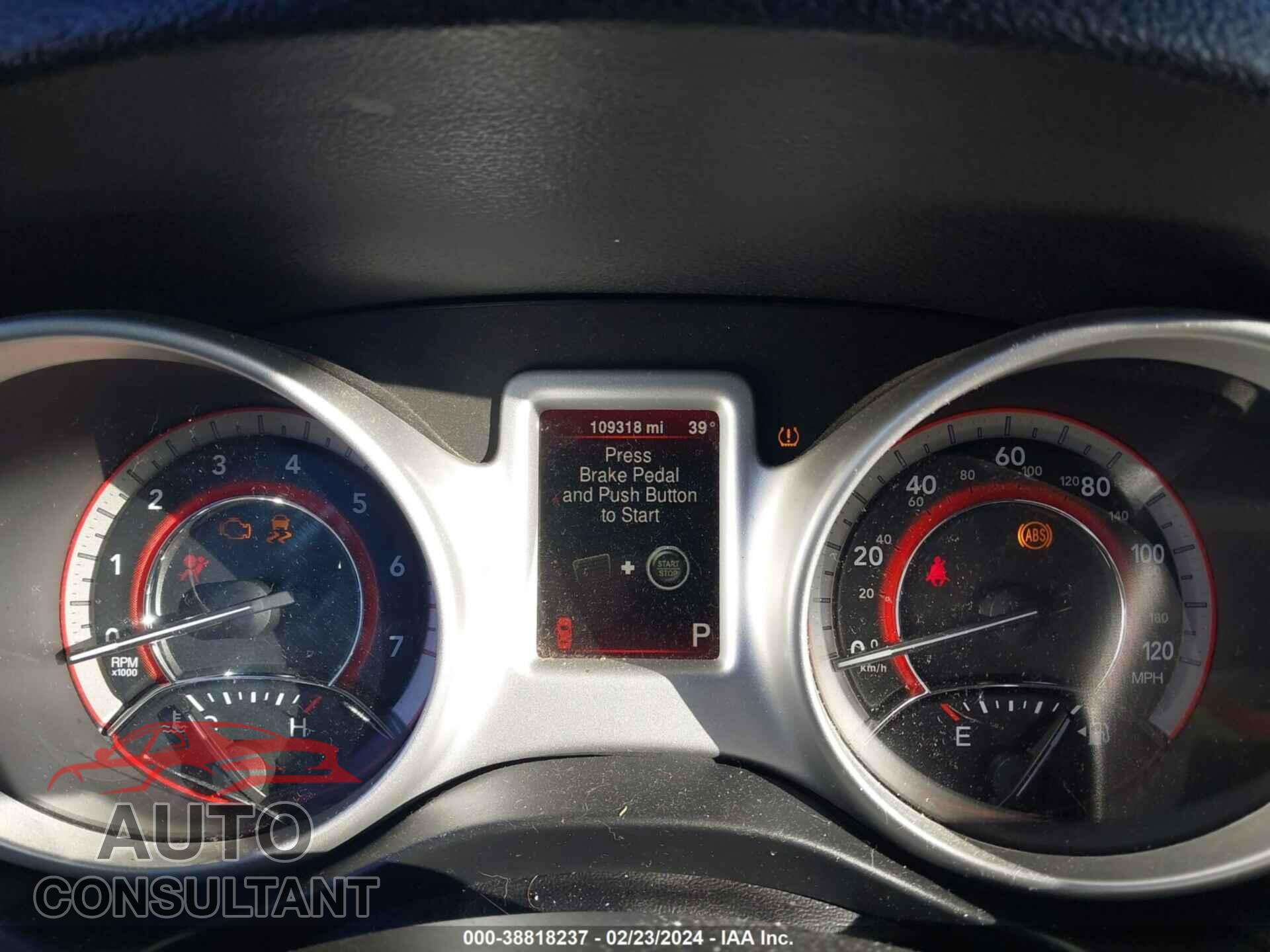 DODGE JOURNEY 2016 - 3C4PDCAB8GT218415