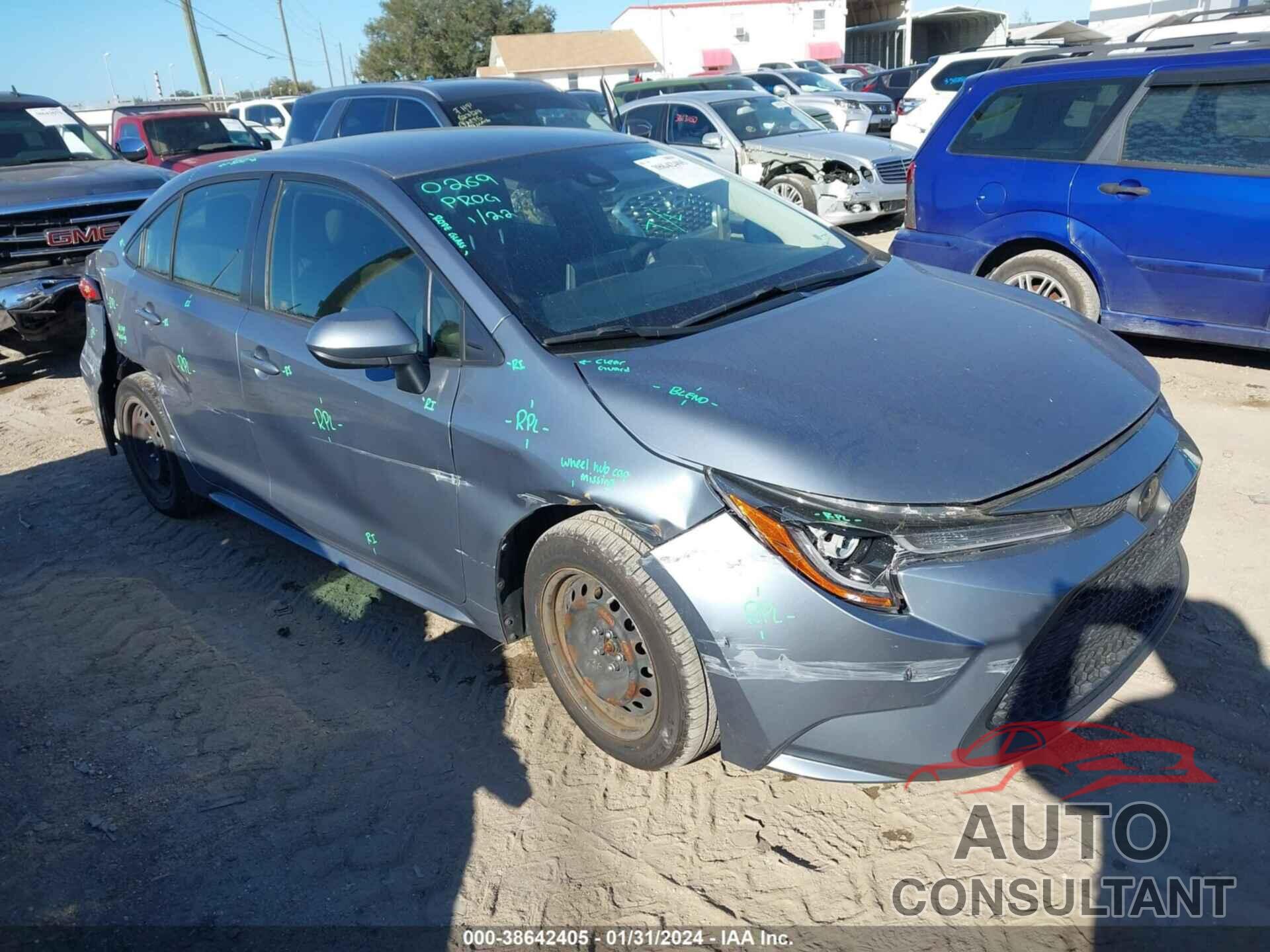 TOYOTA COROLLA 2020 - JTDEPRAE4LJ062919