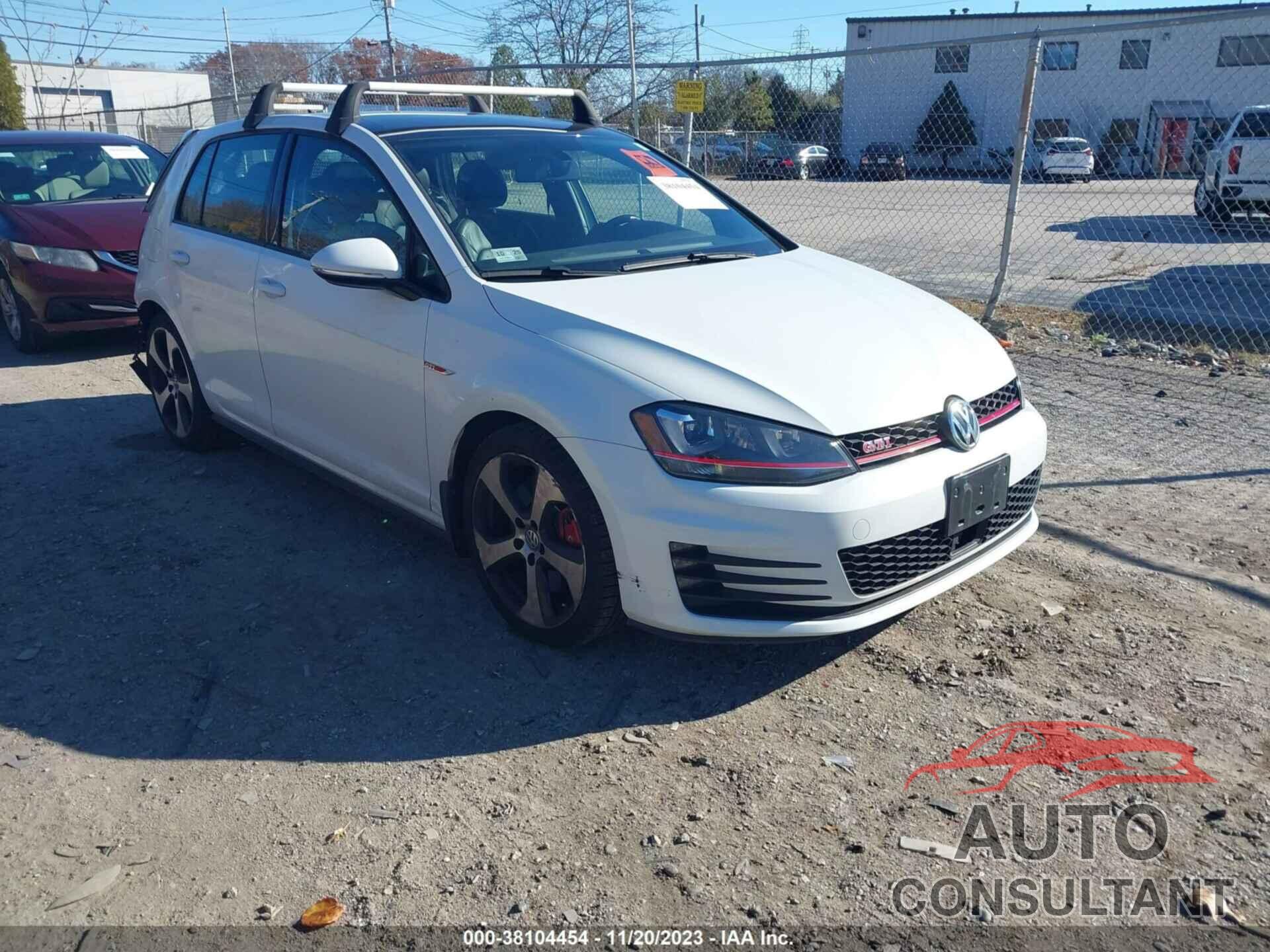 VOLKSWAGEN GOLF GTI 2017 - 3VW547AU9HM064709