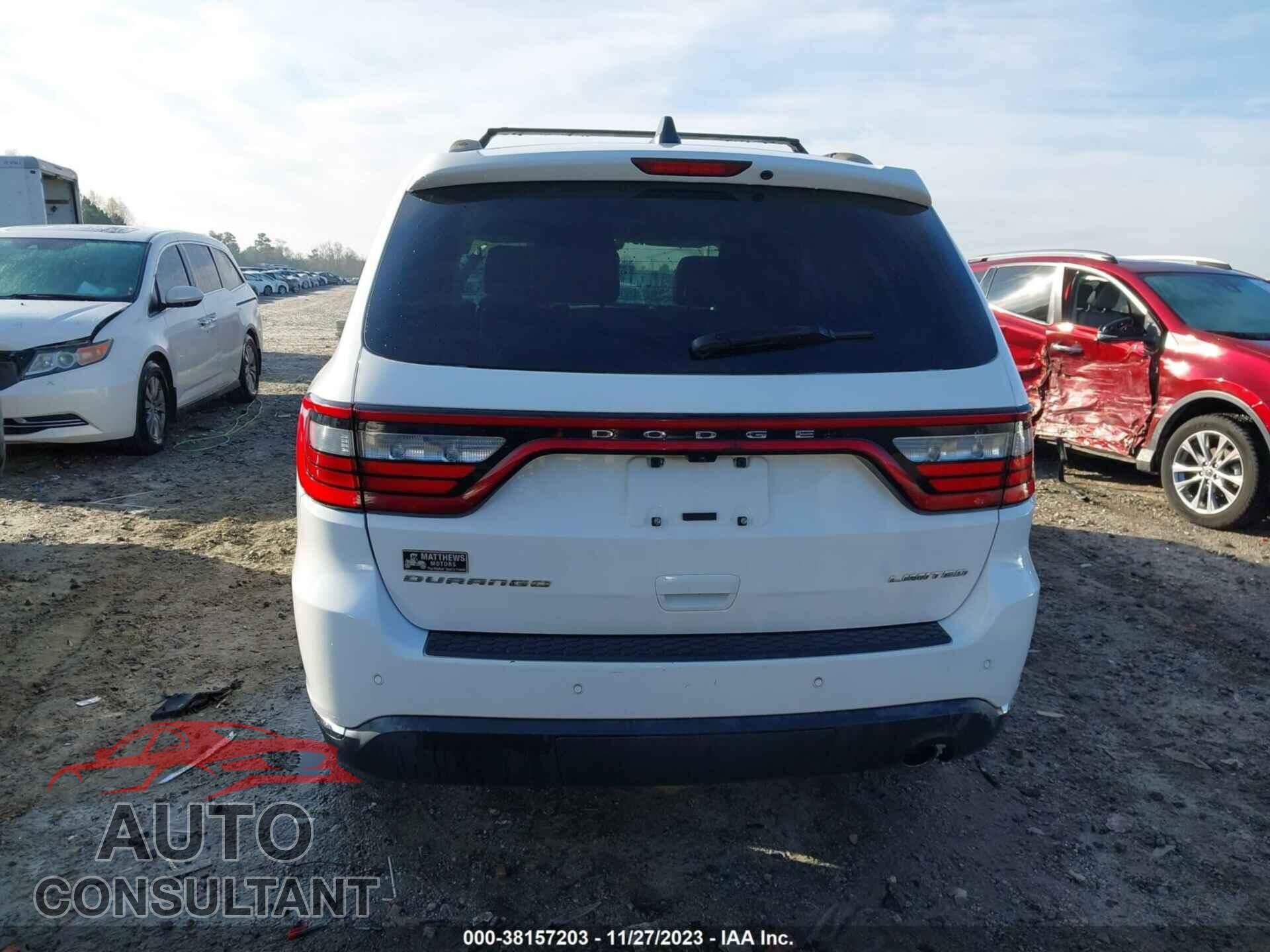 DODGE DURANGO 2016 - 1C4RDHDG1GC322169