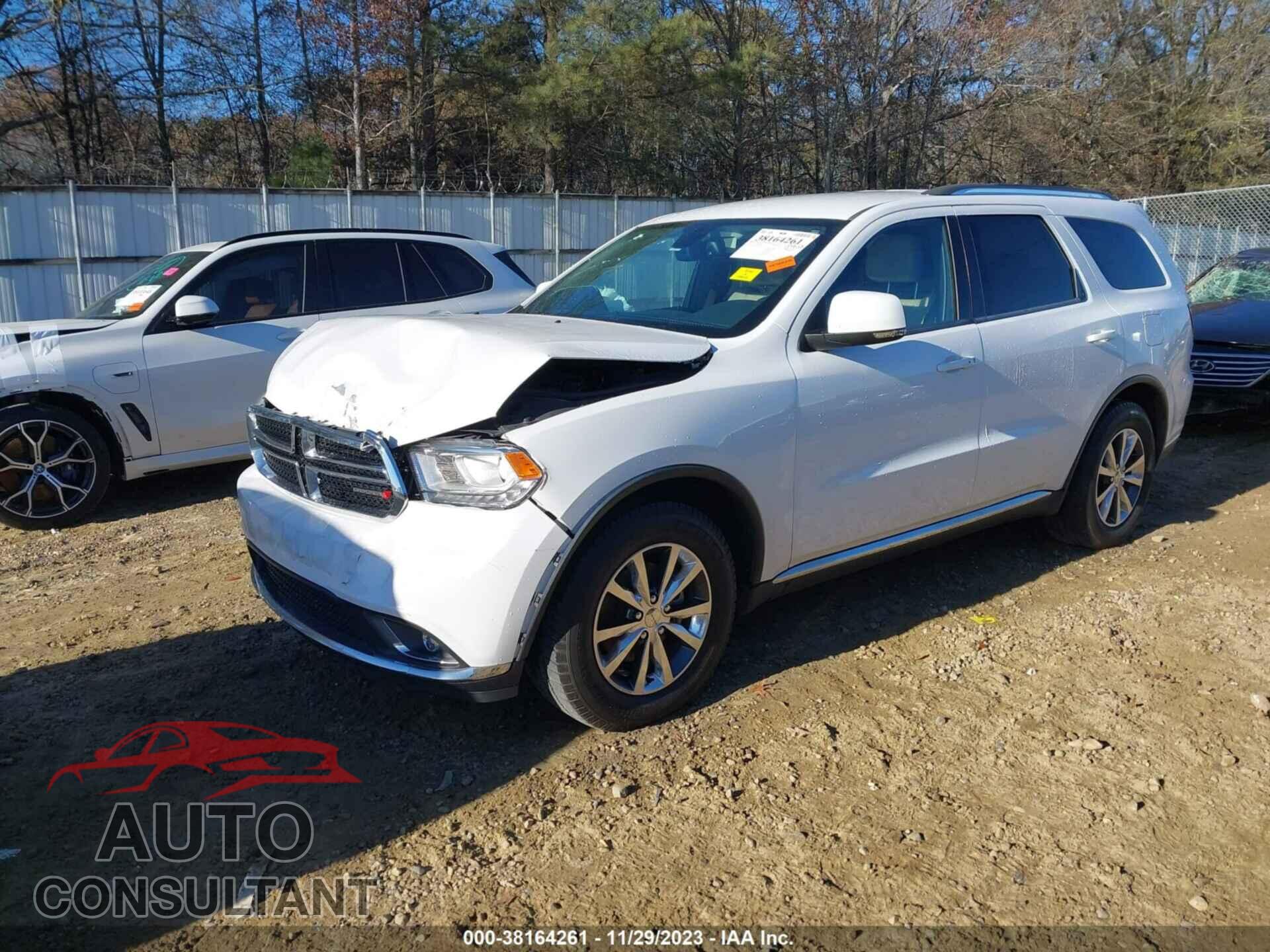 DODGE DURANGO 2016 - 1C4RDHDG7GC397541