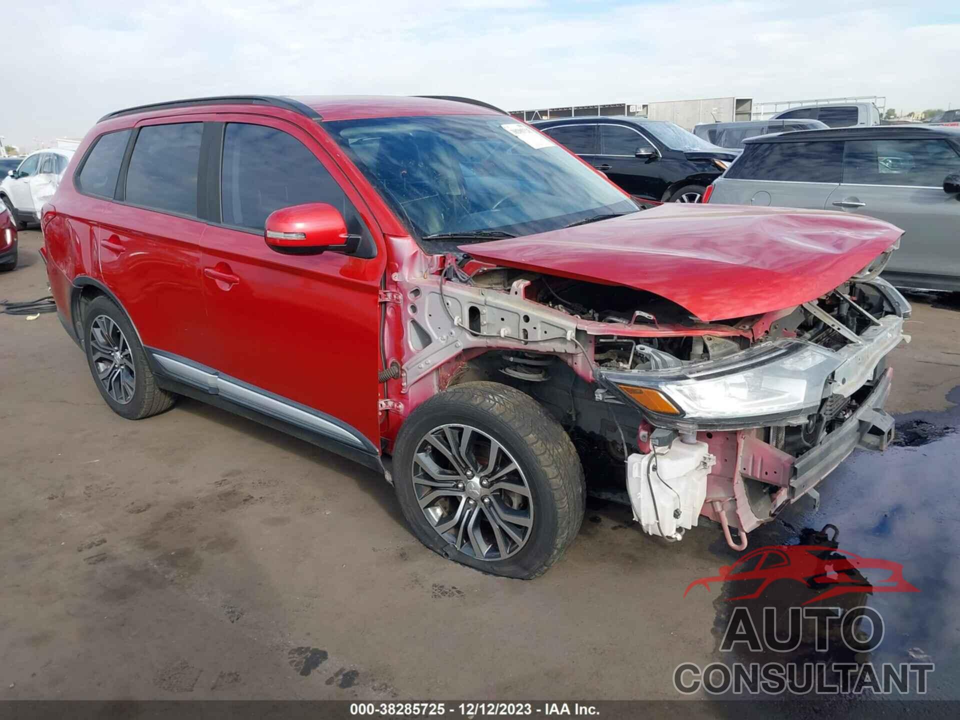 MITSUBISHI OUTLANDER 2016 - JA4AD3A37GZ013296
