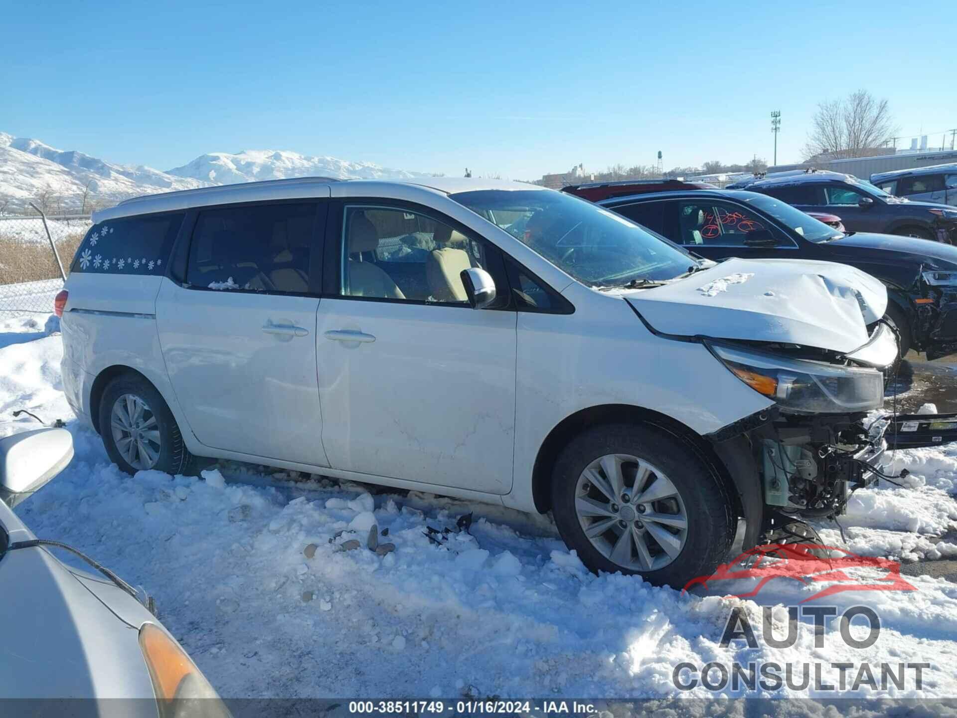 KIA SEDONA 2016 - KNDMB5C14G6149807