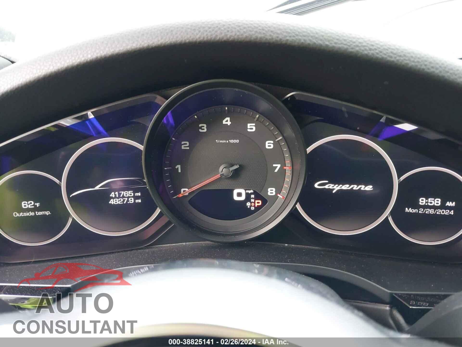 PORSCHE CAYENNE 2019 - WP1AA2AY5KDA01270