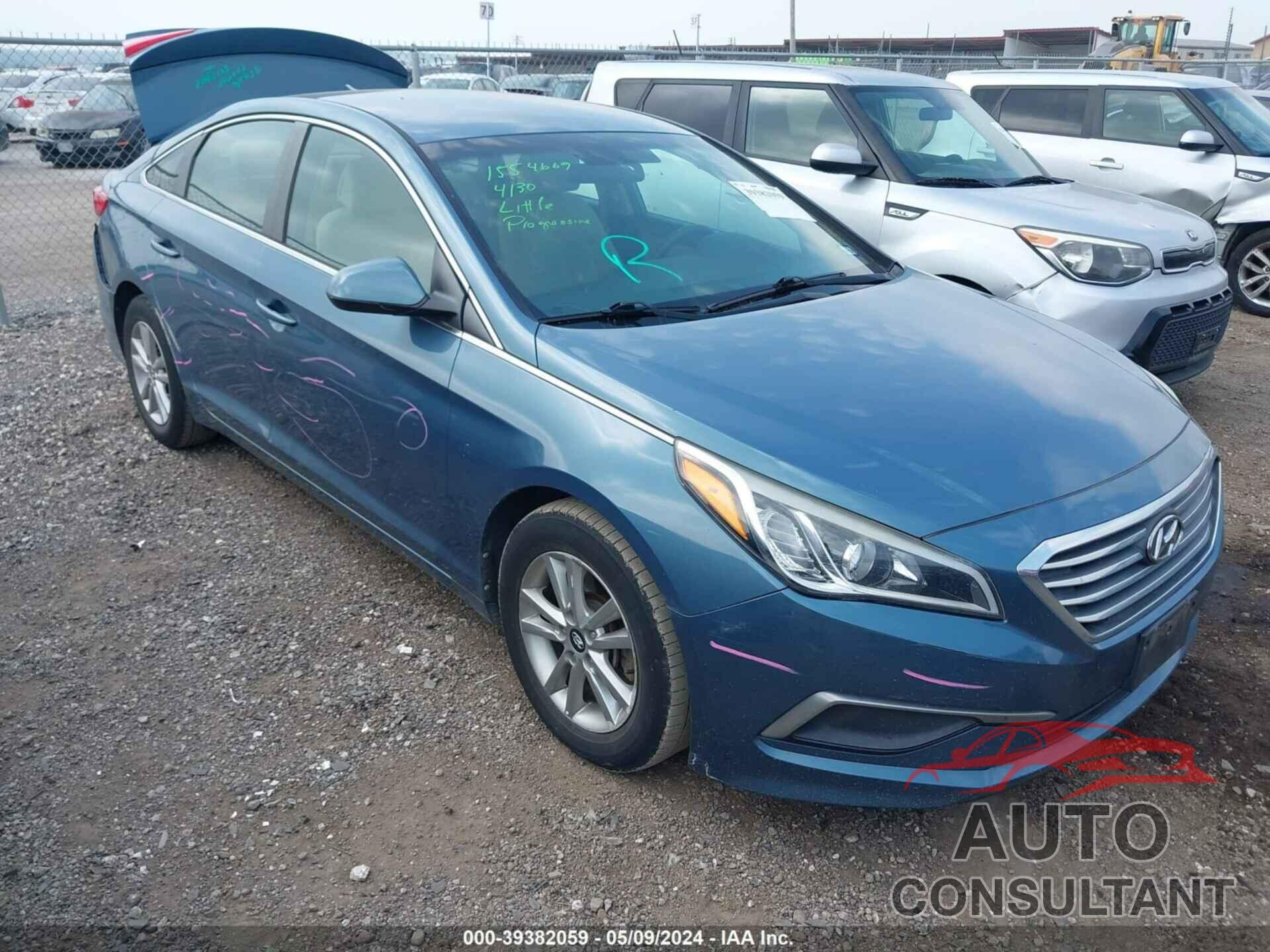 HYUNDAI SONATA 2017 - 5NPE24AFXHH513152