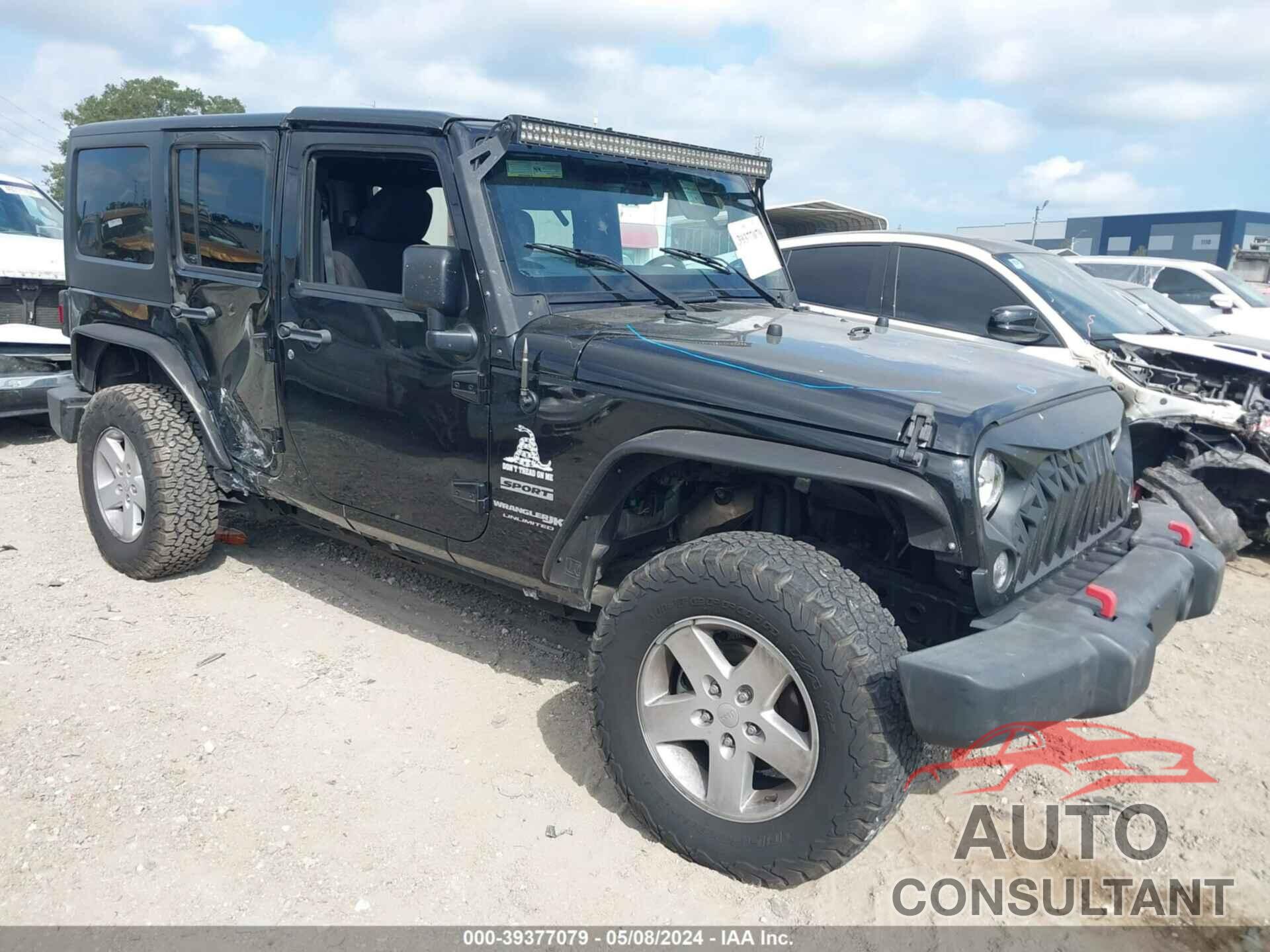 JEEP WRANGLER UNLIMITED 2018 - 1C4BJWDG0JL821793
