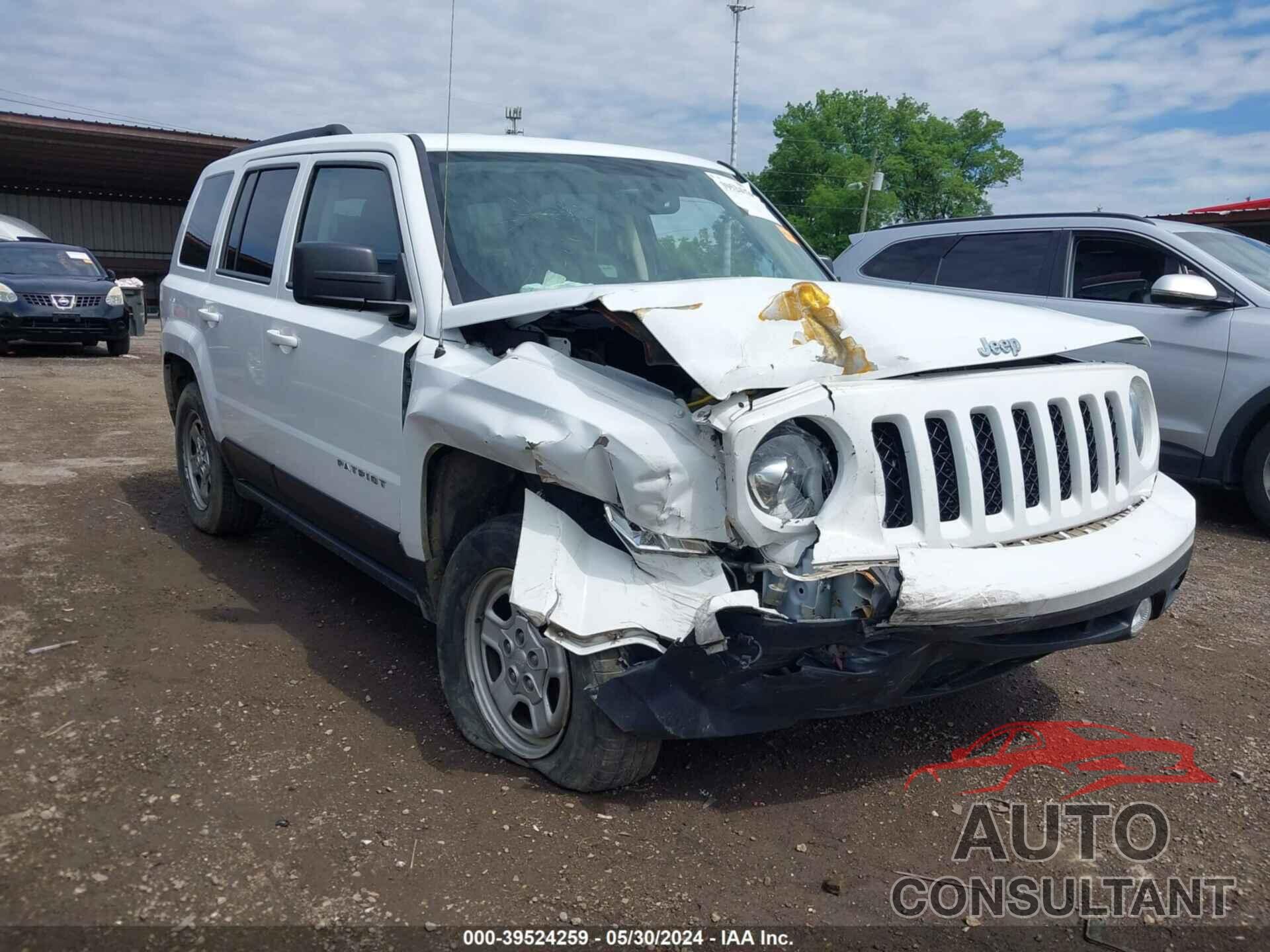 JEEP PATRIOT 2017 - 1C4NJRBB5HD194437