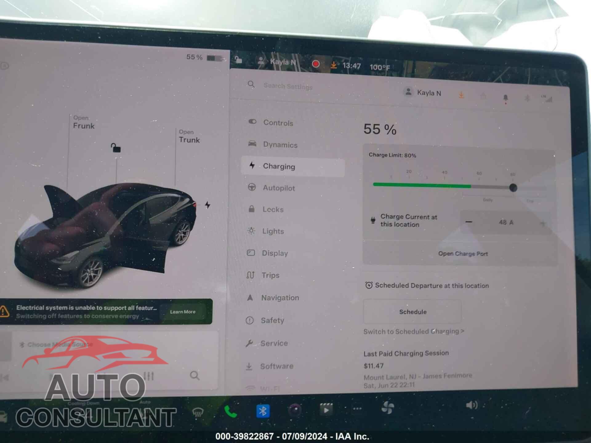 TESLA MODEL 3 2018 - 5YJ3E1EA0JF041771