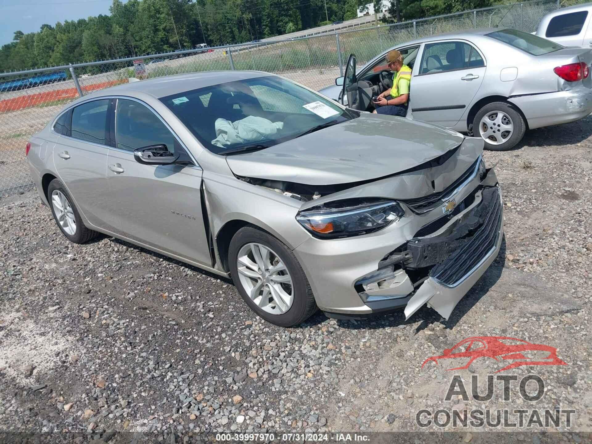CHEVROLET MALIBU 2016 - 1G1ZE5ST4GF178264