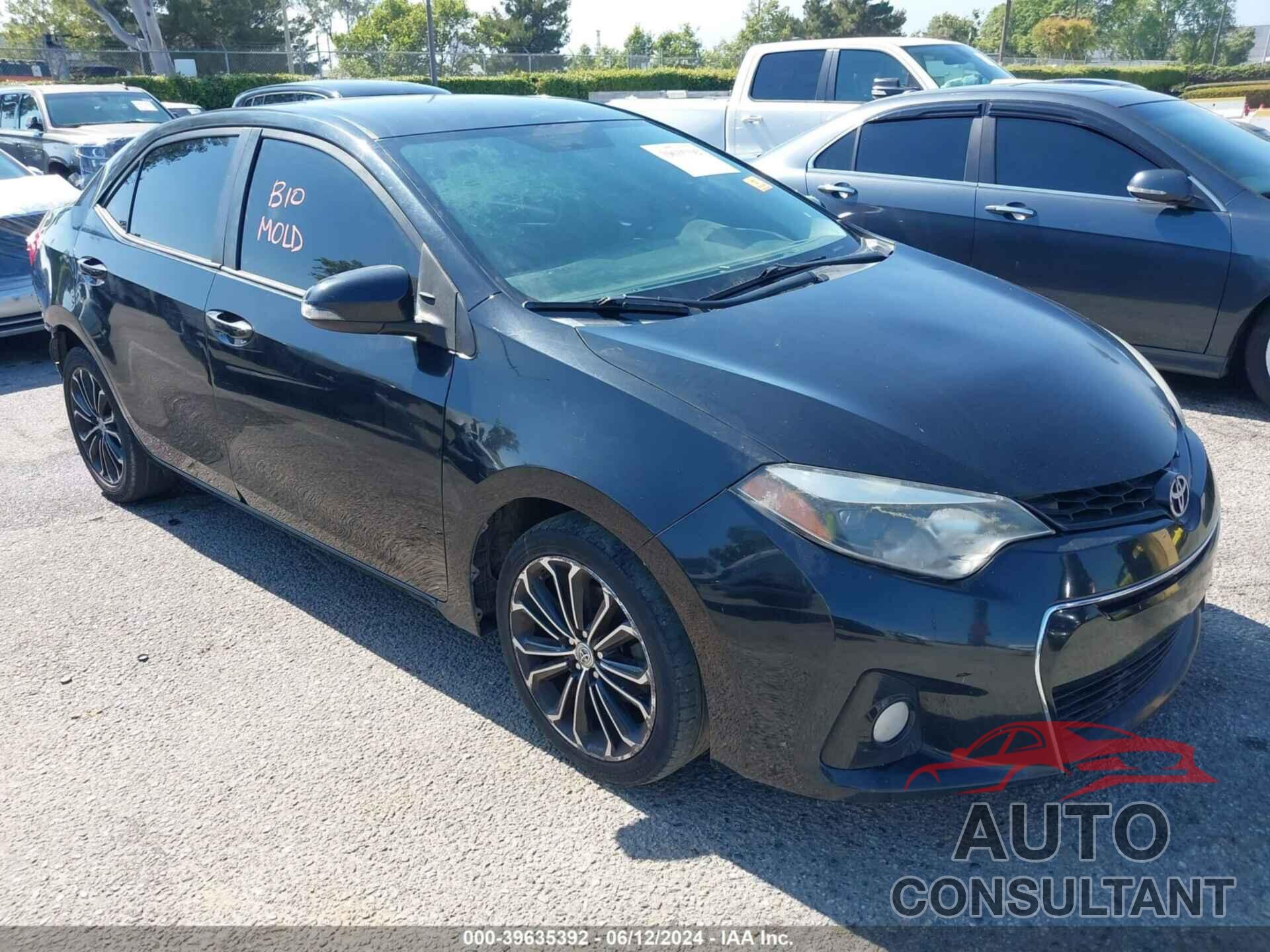 TOYOTA COROLLA 2016 - 5YFBURHE8GP421501