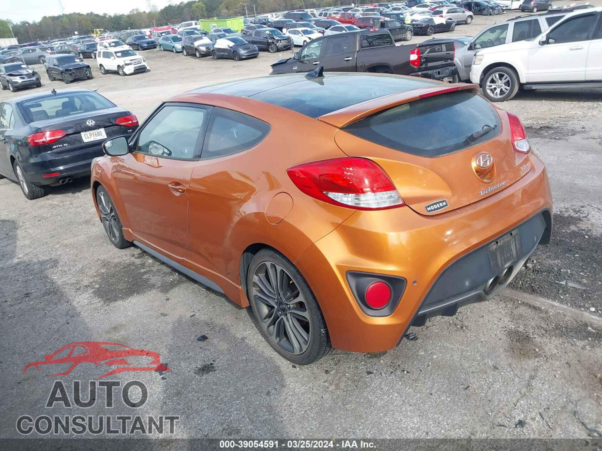 HYUNDAI VELOSTER 2017 - KMHTC6AE0HU308545