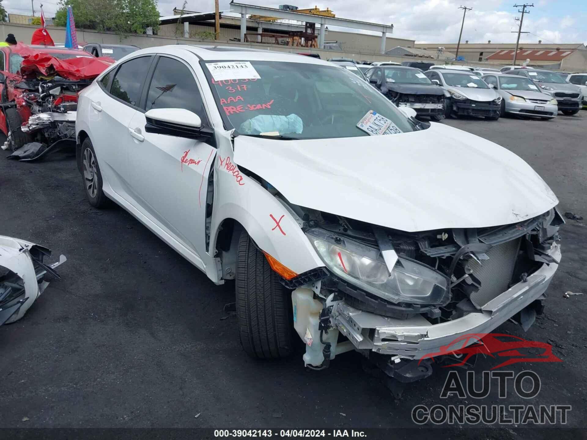 HONDA CIVIC 2017 - 2HGFC2F72HH523210