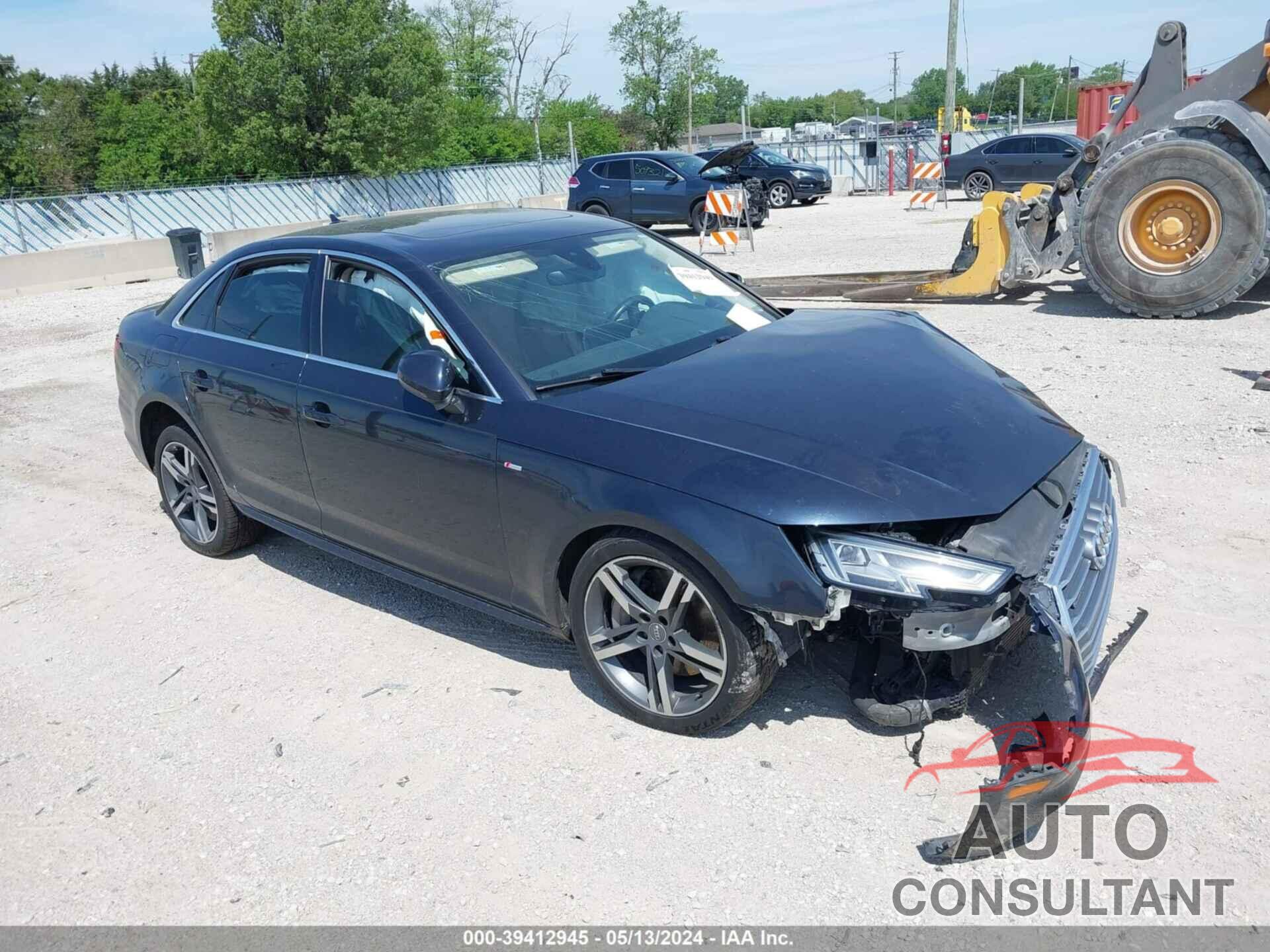 AUDI A4 2017 - WAUENAF43HN045789