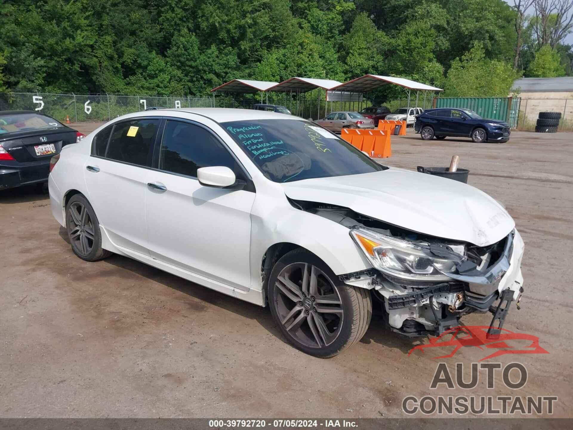 HONDA ACCORD 2017 - 1HGCR2F10HA162619