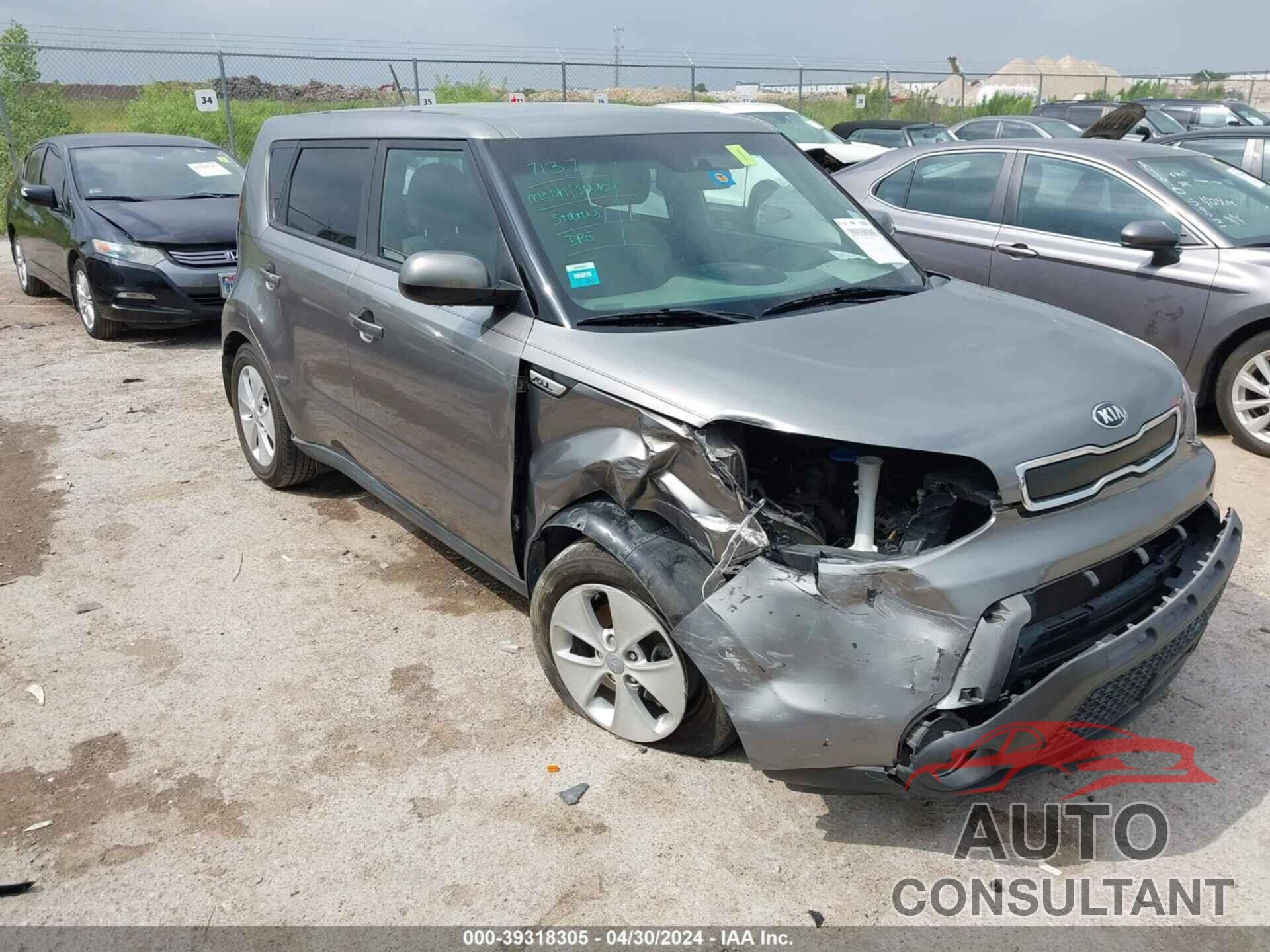 KIA SOUL 2016 - KNDJN2A21G7382400