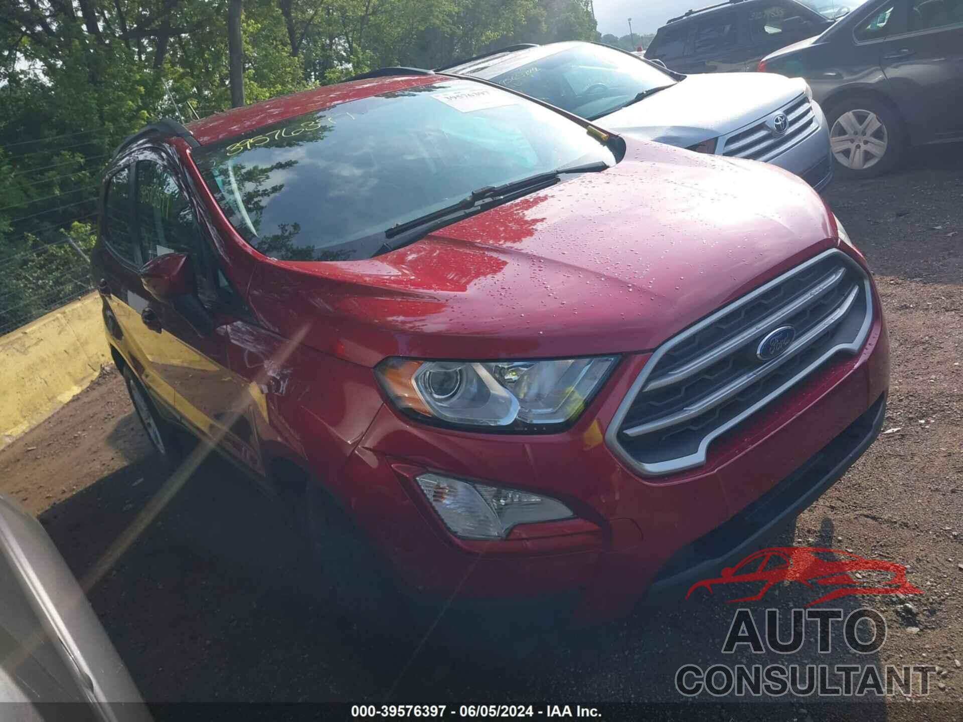 FORD ECOSPORT 2018 - MAJ6P1UL5JC215637