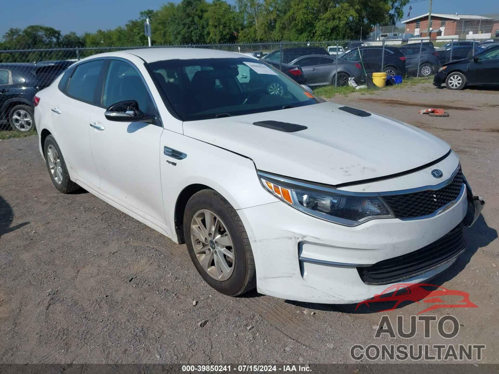 KIA OPTIMA 2018 - 5XXGT4L31JG180950