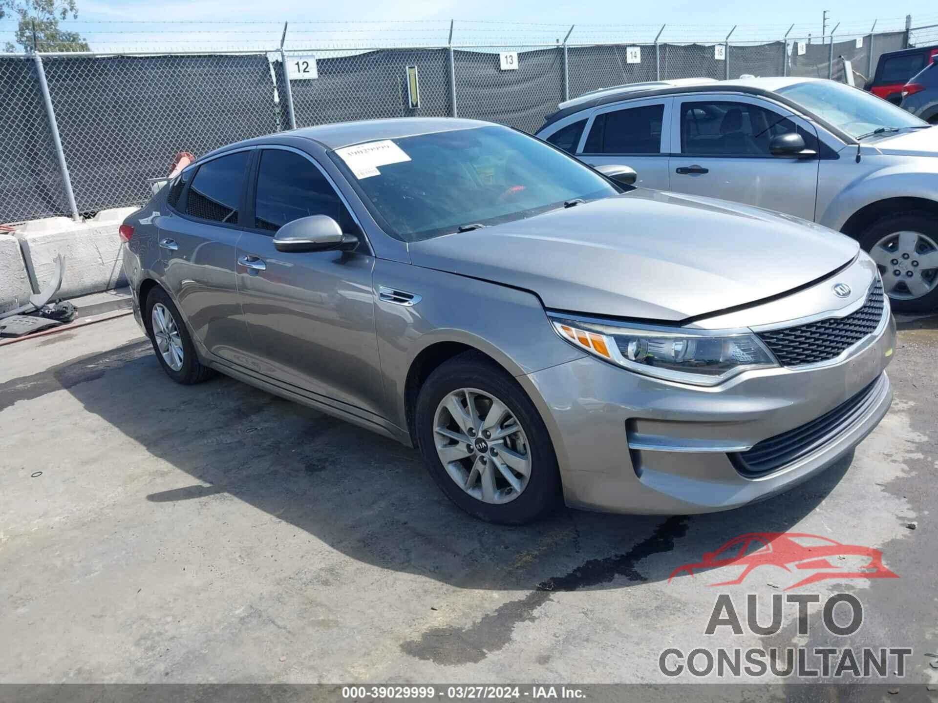 KIA OPTIMA 2018 - 5XXGT4L34JG222494