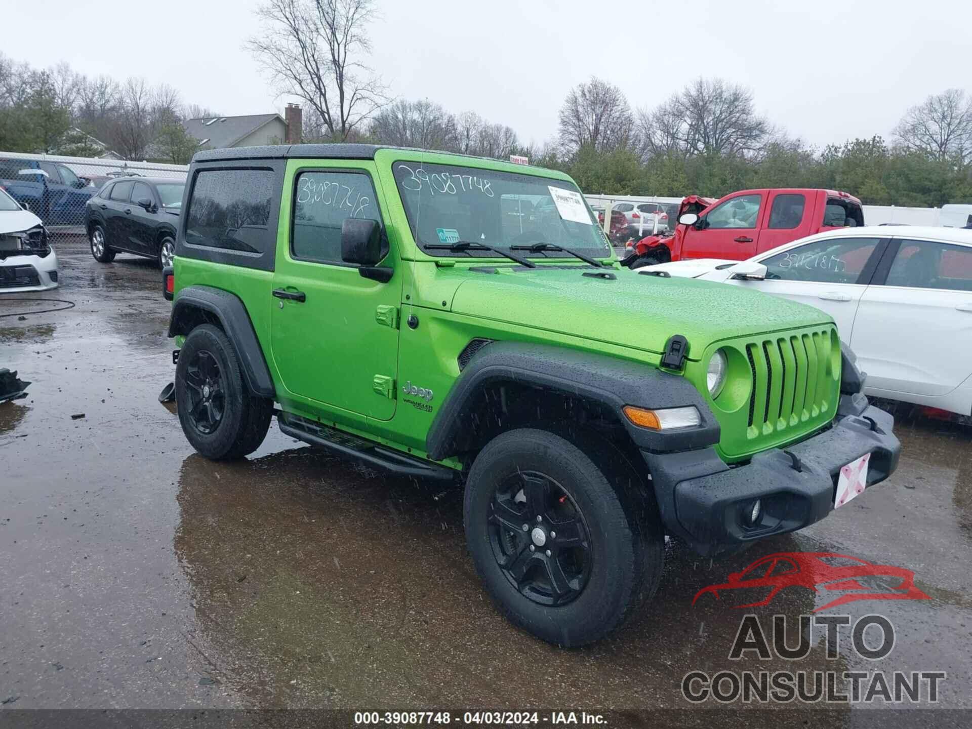 JEEP WRANGLER 2019 - 1C4GJXAG9KW560082