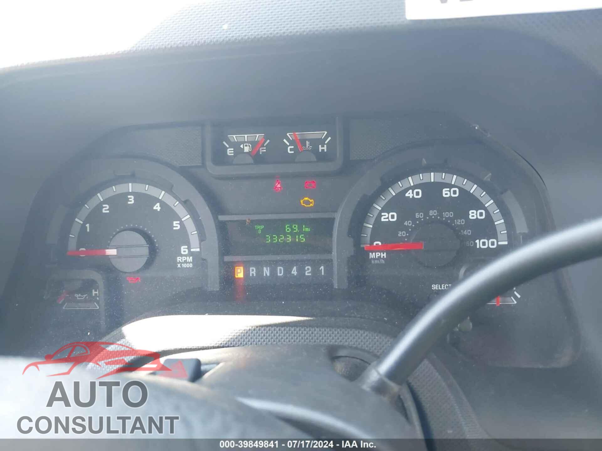 FORD E-450 CUTAWAY 2016 - 1FDFE4FS7GDC49129