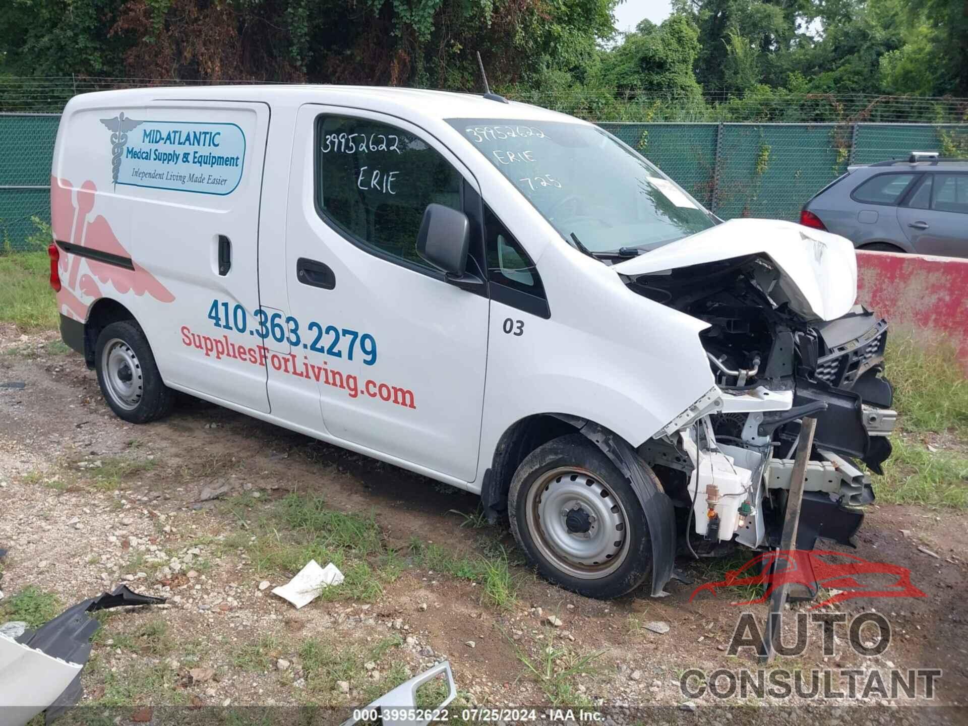 NISSAN NV200 COMPACT CARGO 2020 - 3N6CM0KN7LK694884