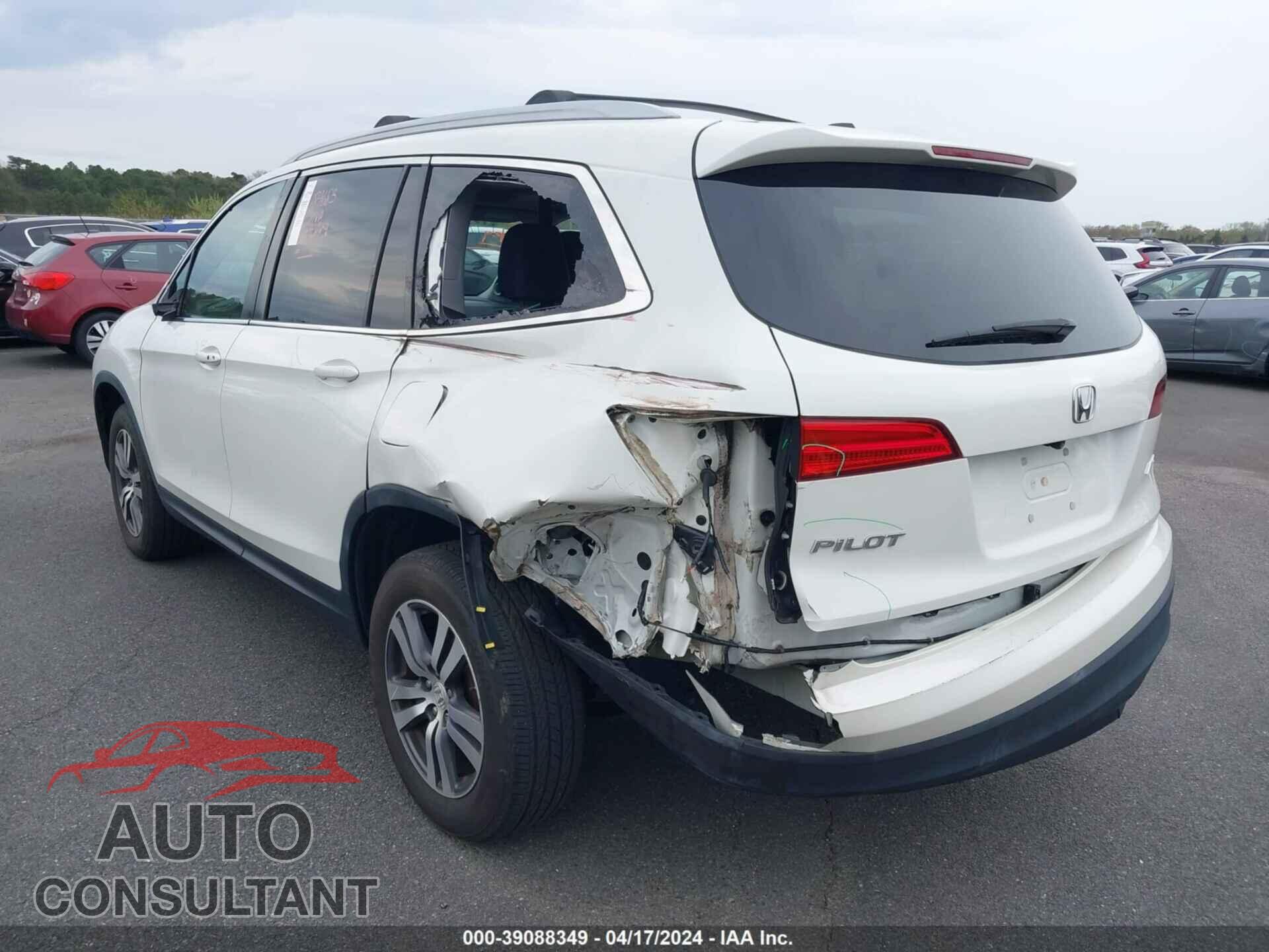 HONDA PILOT 2017 - 5FNYF6H70HB048228