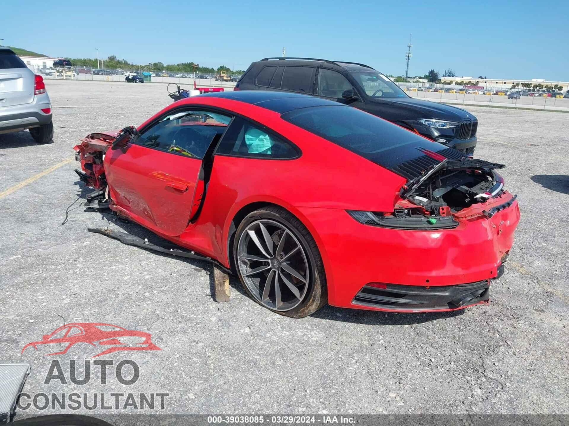 PORSCHE 911 2021 - WP0AA2A94MS205941