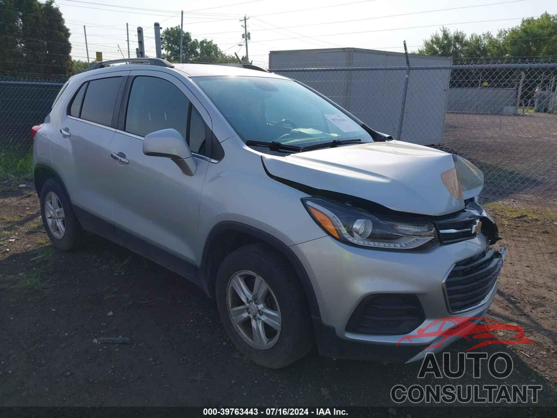 CHEVROLET TRAX 2019 - KL7CJPSB1KB932908