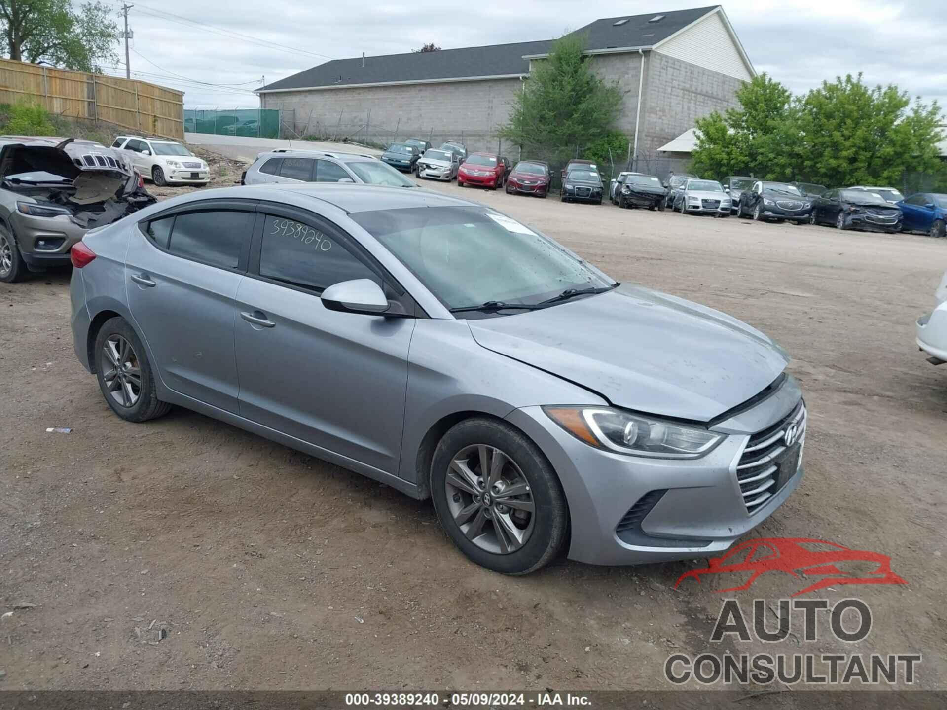 HYUNDAI ELANTRA 2017 - 5NPD84LF9HH119357