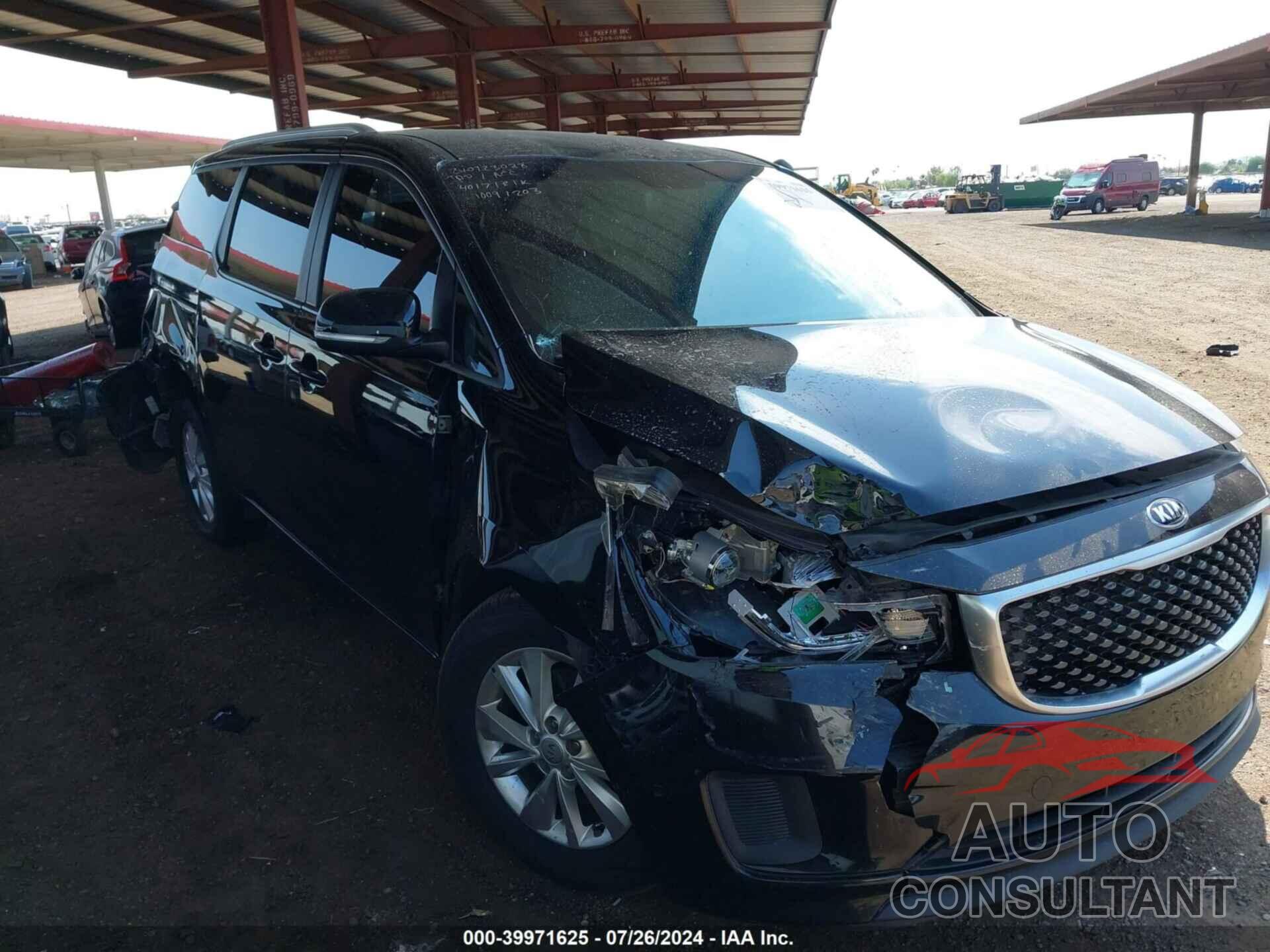 KIA SEDONA 2016 - KNDMB5C19G6114017