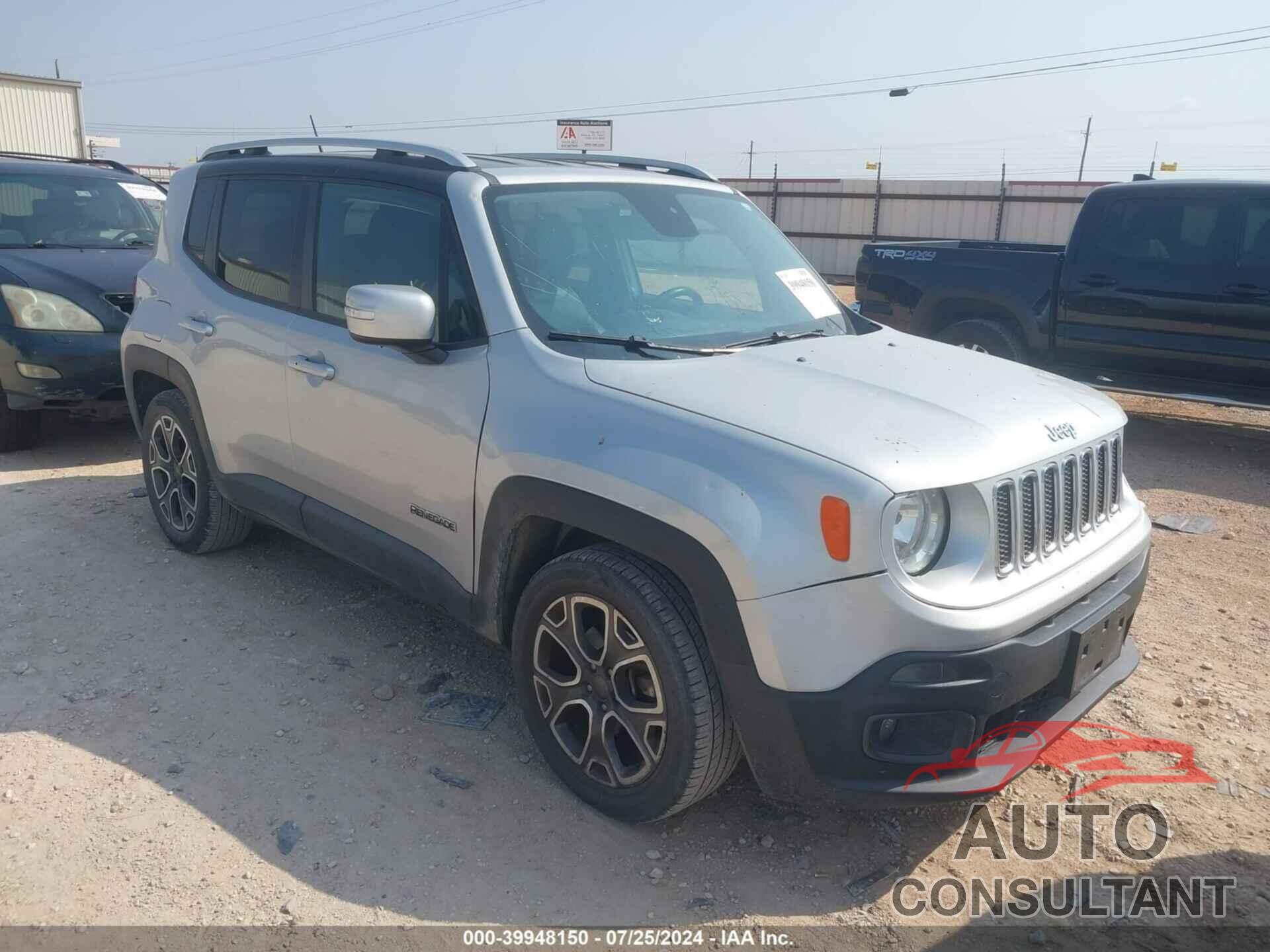 JEEP RENEGADE 2016 - ZACCJADT7GPC85532