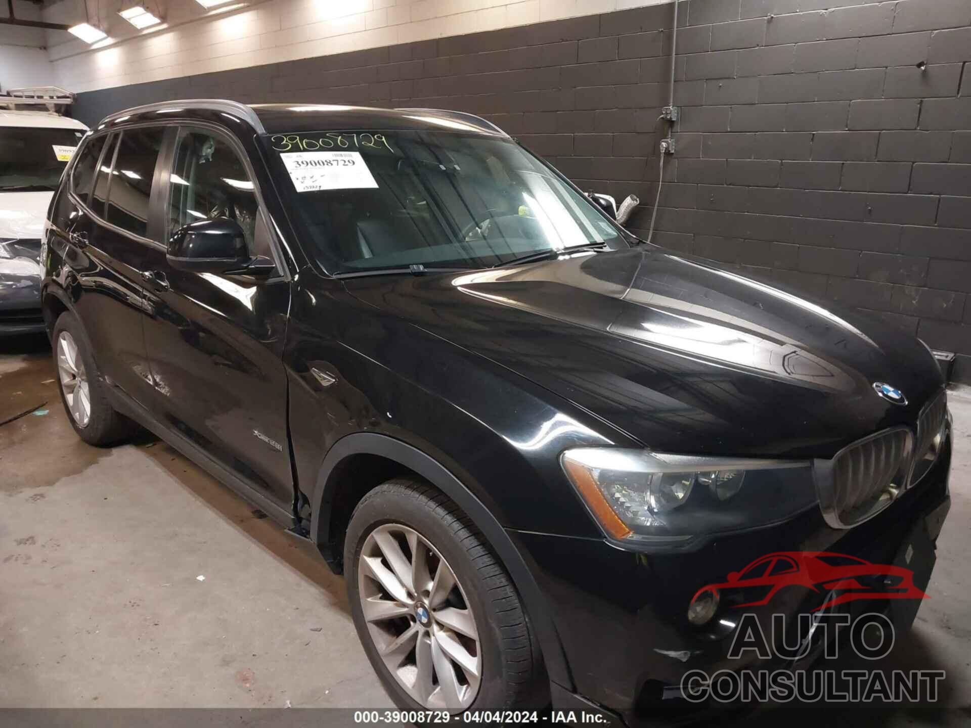 BMW X3 2016 - 5UXWX9C54G0D83776