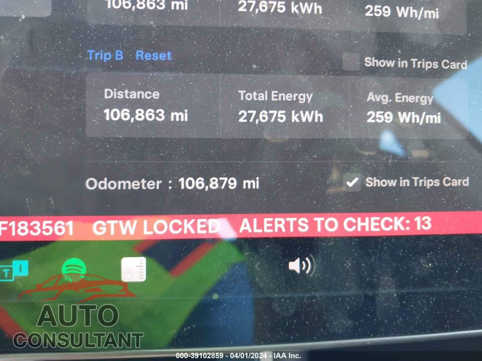 TESLA MODEL 3 2018 - 5YJ3E1EB7JF183561