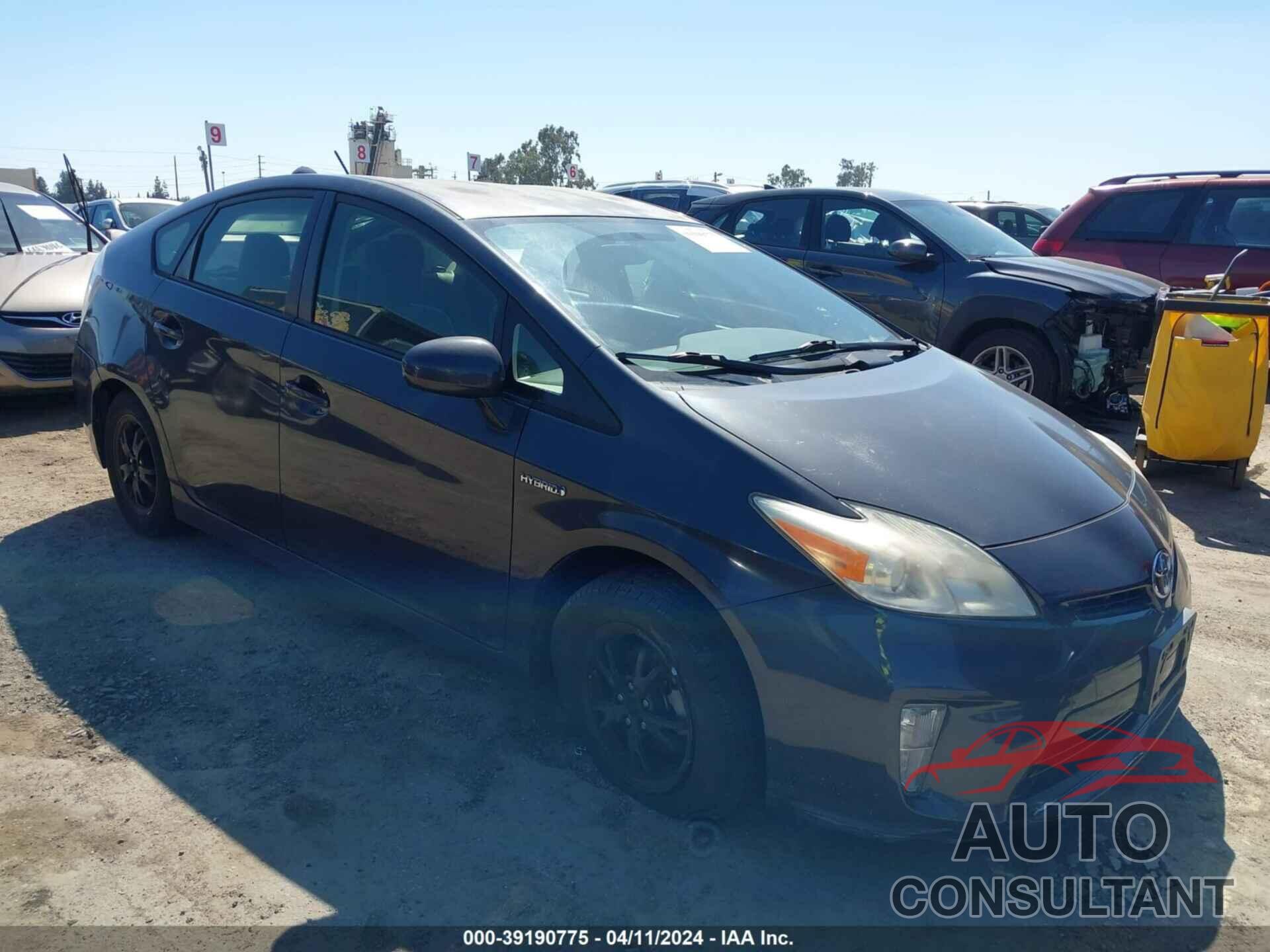 TOYOTA PRIUS 2012 - JTDKN3DU3C1556309