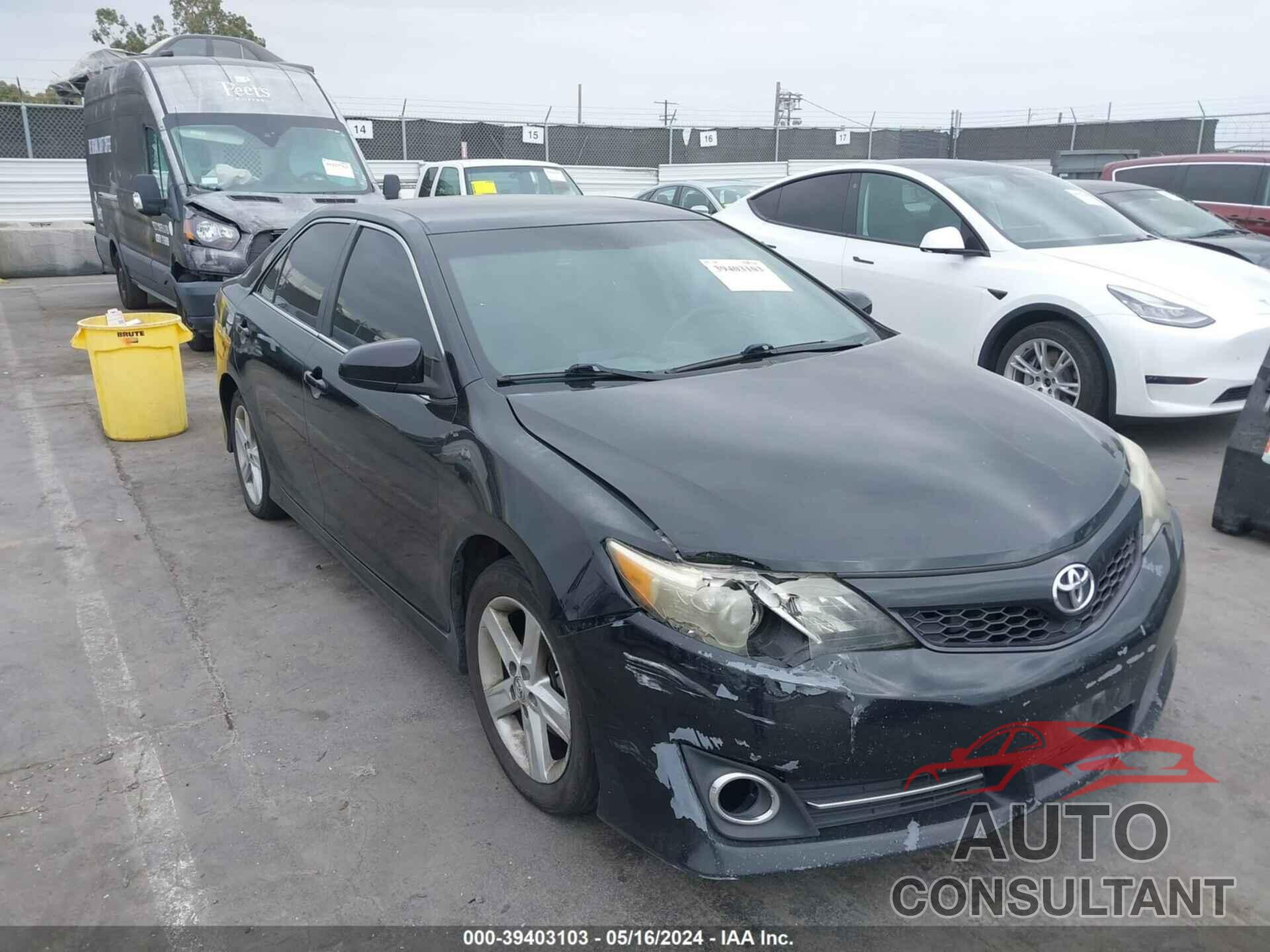 TOYOTA CAMRY 2012 - 4T1BF1FK0CU014771