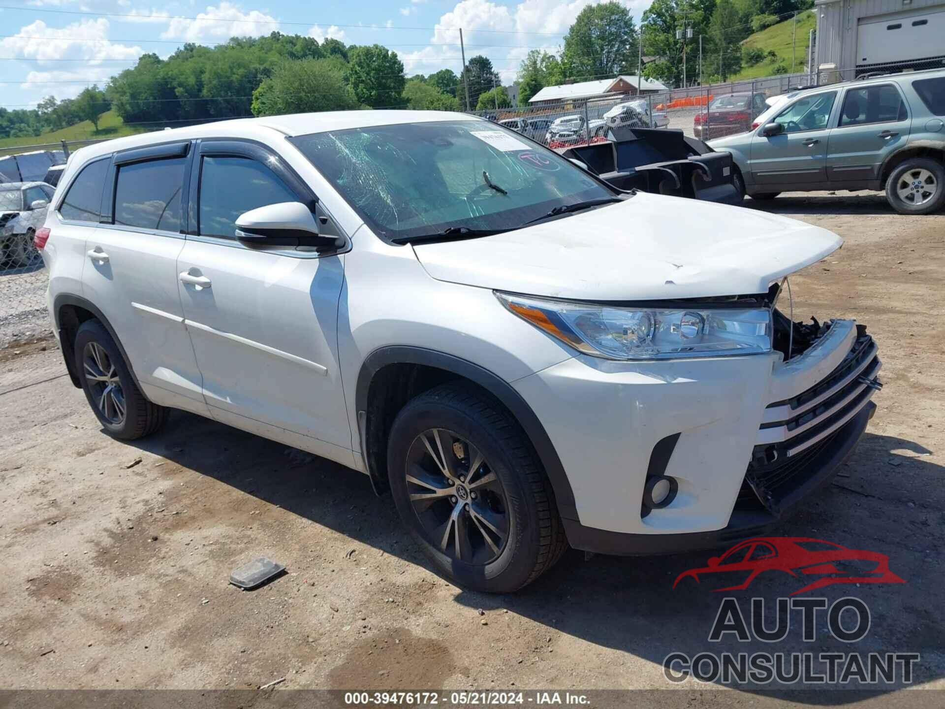 TOYOTA HIGHLANDER 2018 - 5TDBZRFH4JS498573