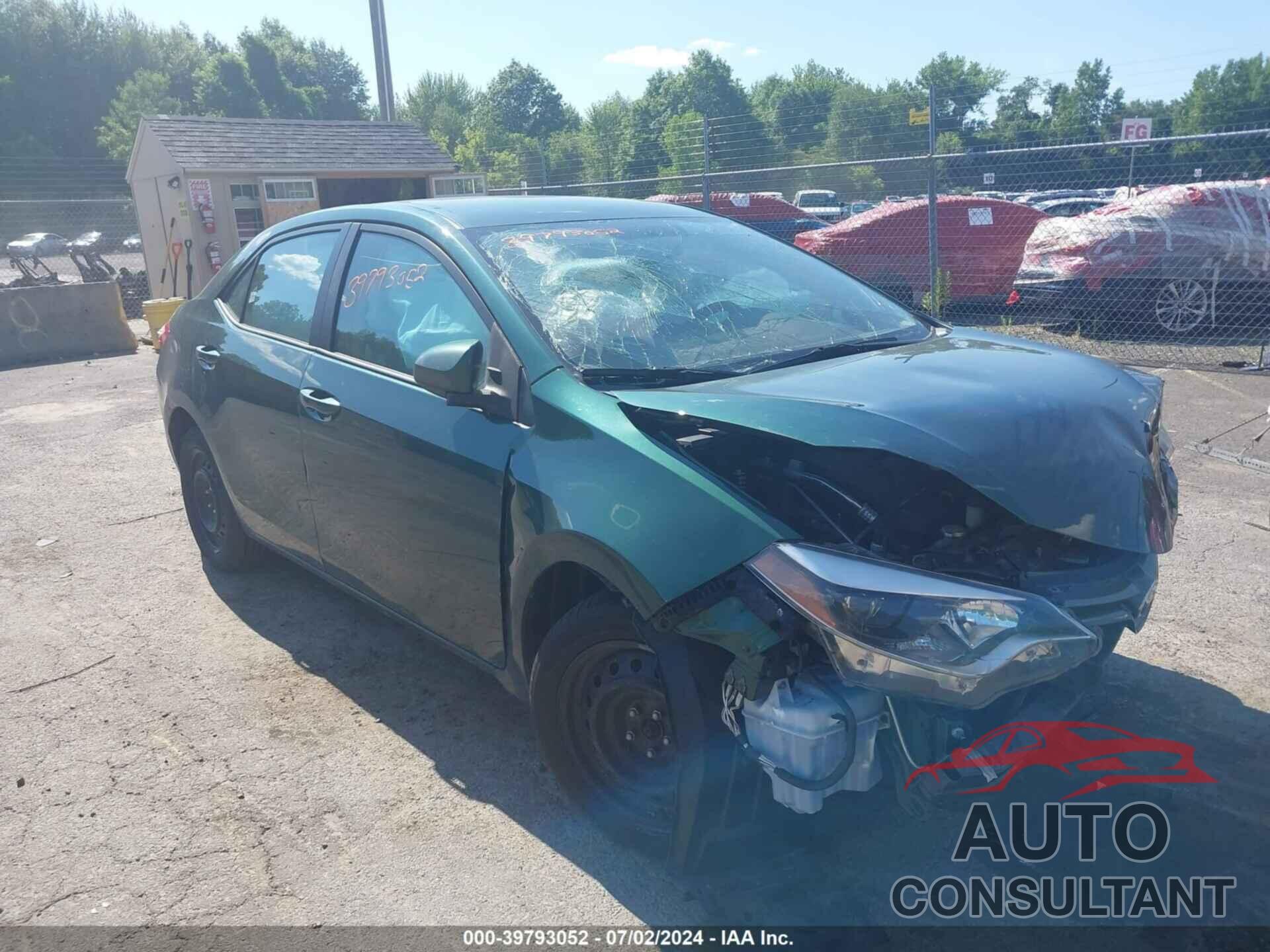 TOYOTA COROLLA 2016 - 2T1BURHE3GC597355