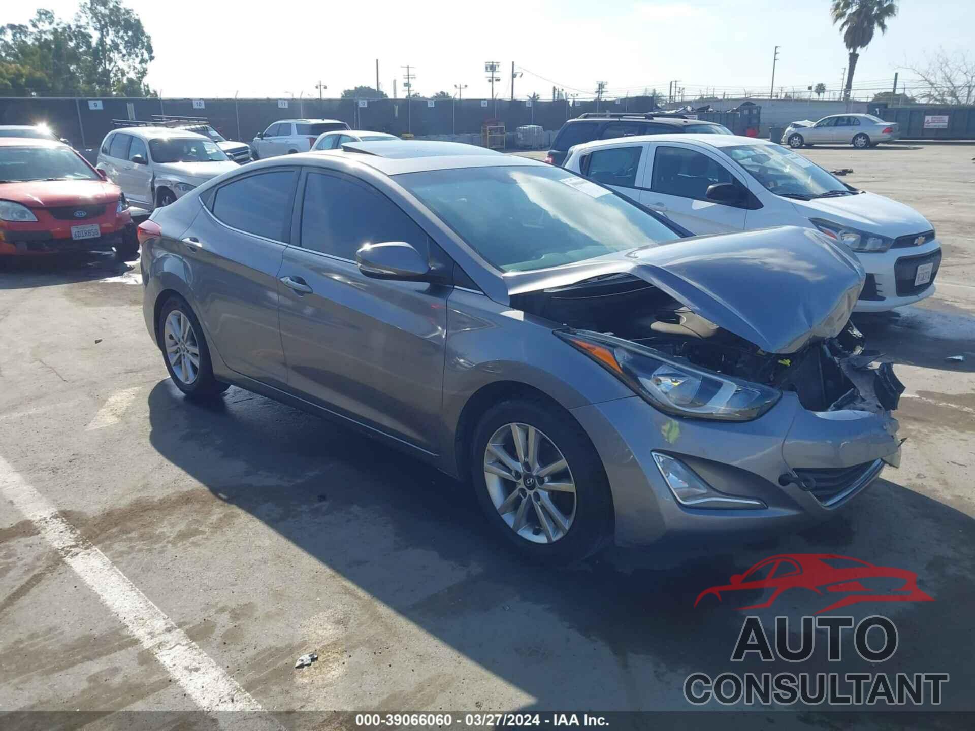 HYUNDAI ELANTRA 2016 - KMHDH4AE3GU636907