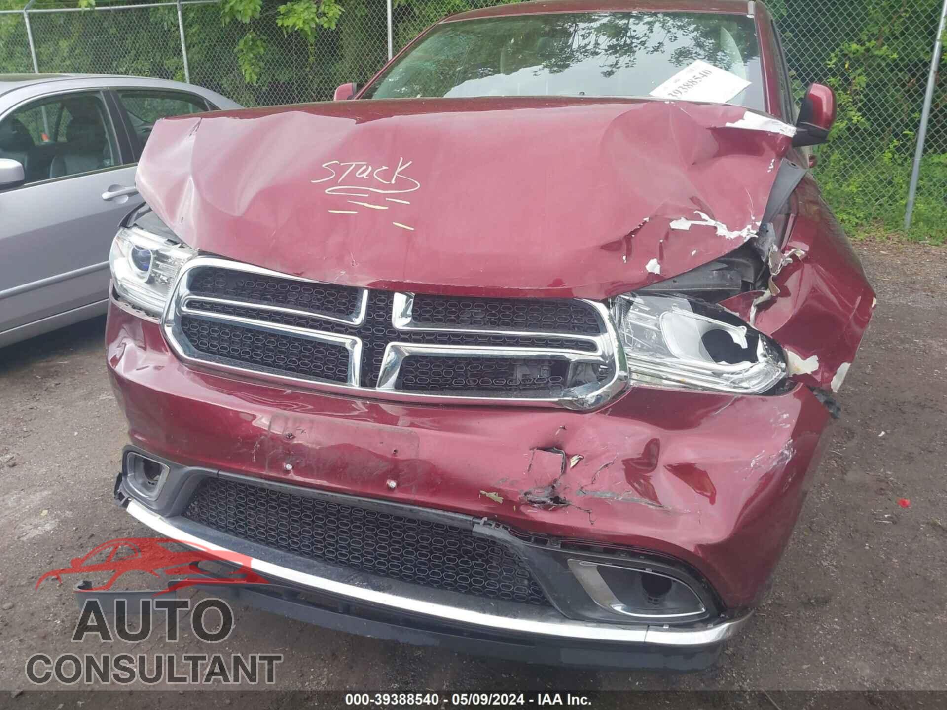 DODGE DURANGO 2016 - 1C4RDJAG7GC485128