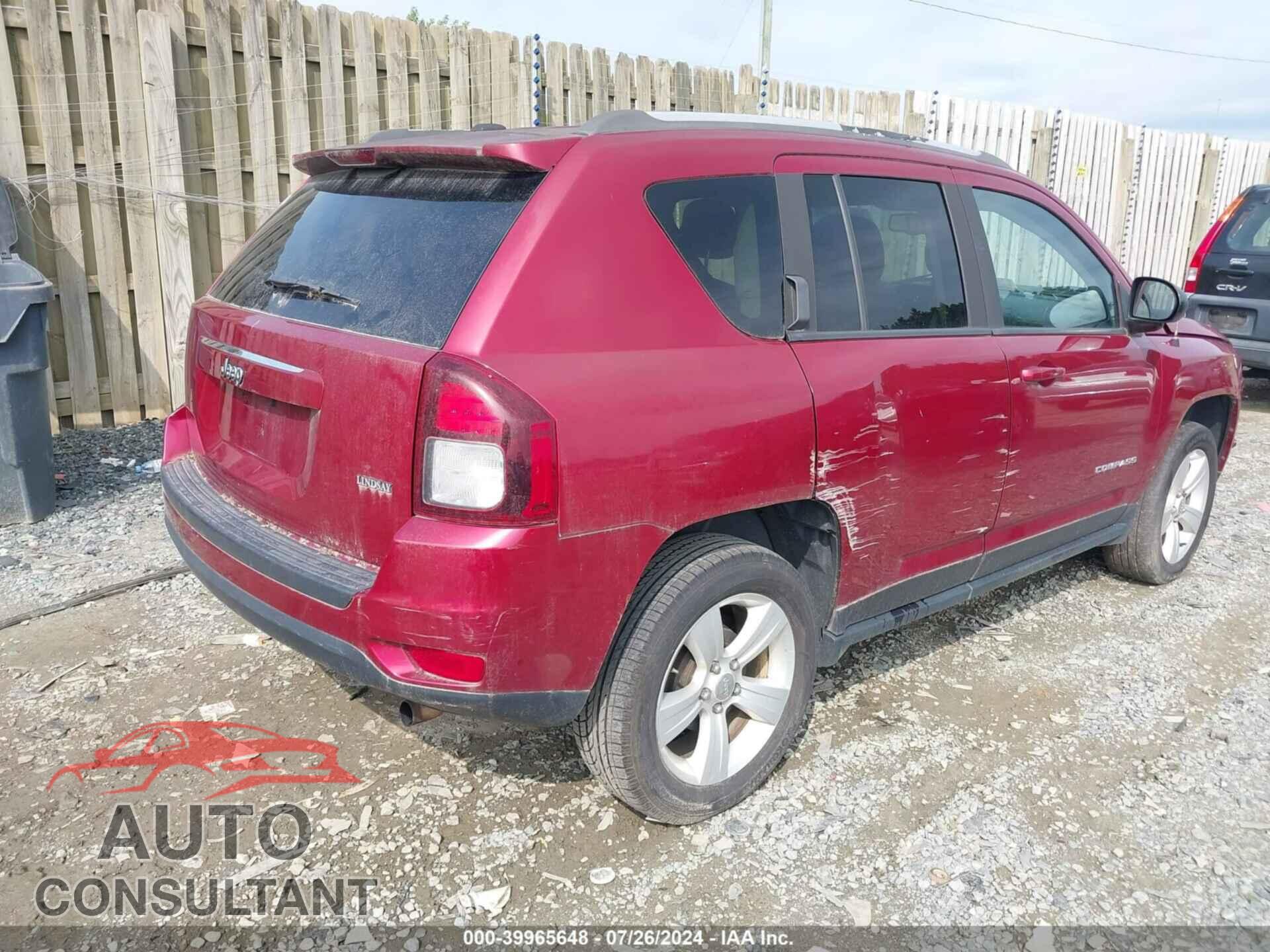 JEEP COMPASS 2016 - 1C4NJCBA5GD705583